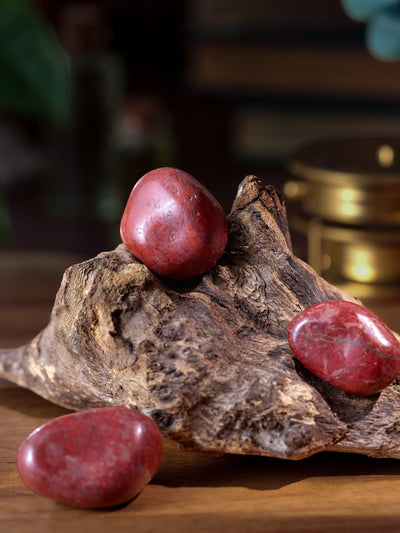Semi-precious Gemstone - Red Jasper Pebbles