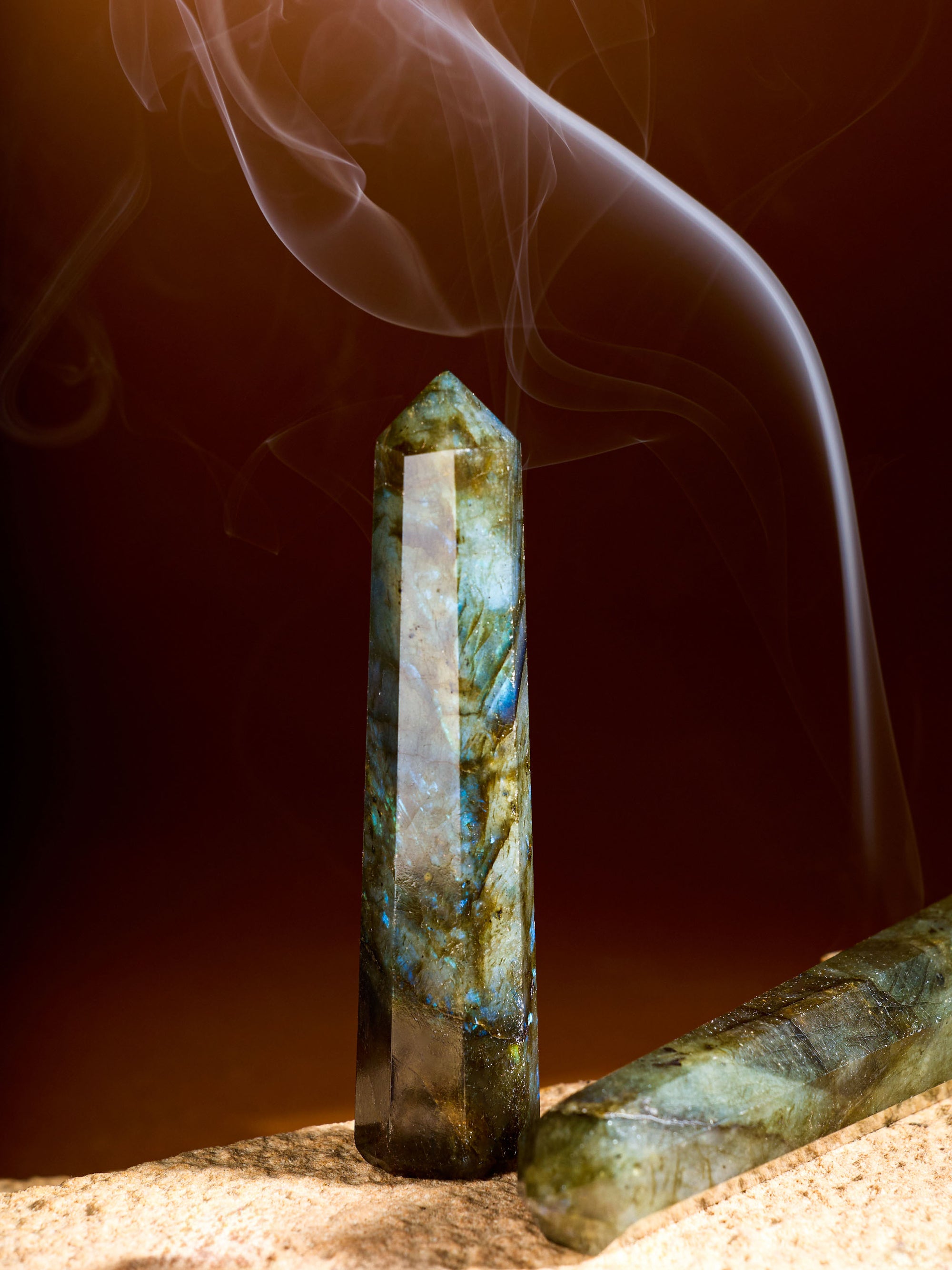 Semi-precious Gemstone - Labradorite Tower