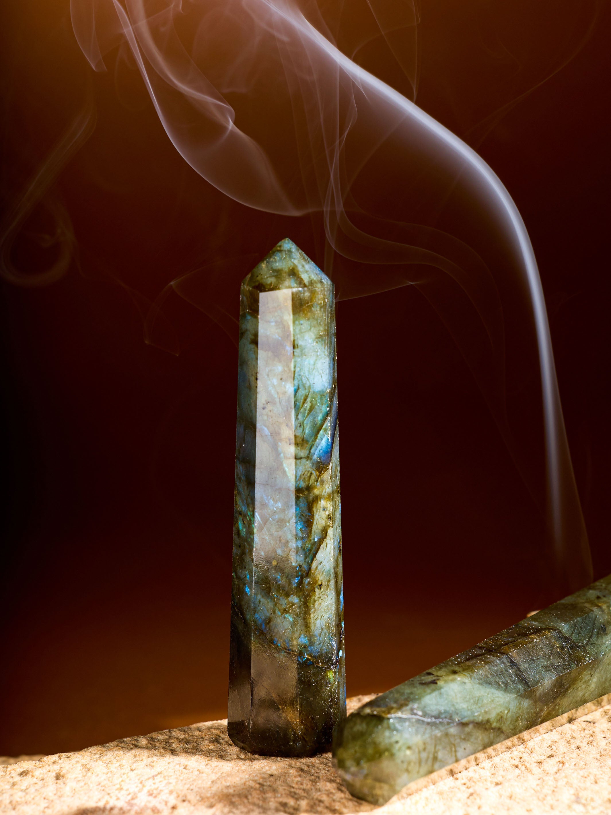 Semi-precious Gemstone - Labradorite Tower