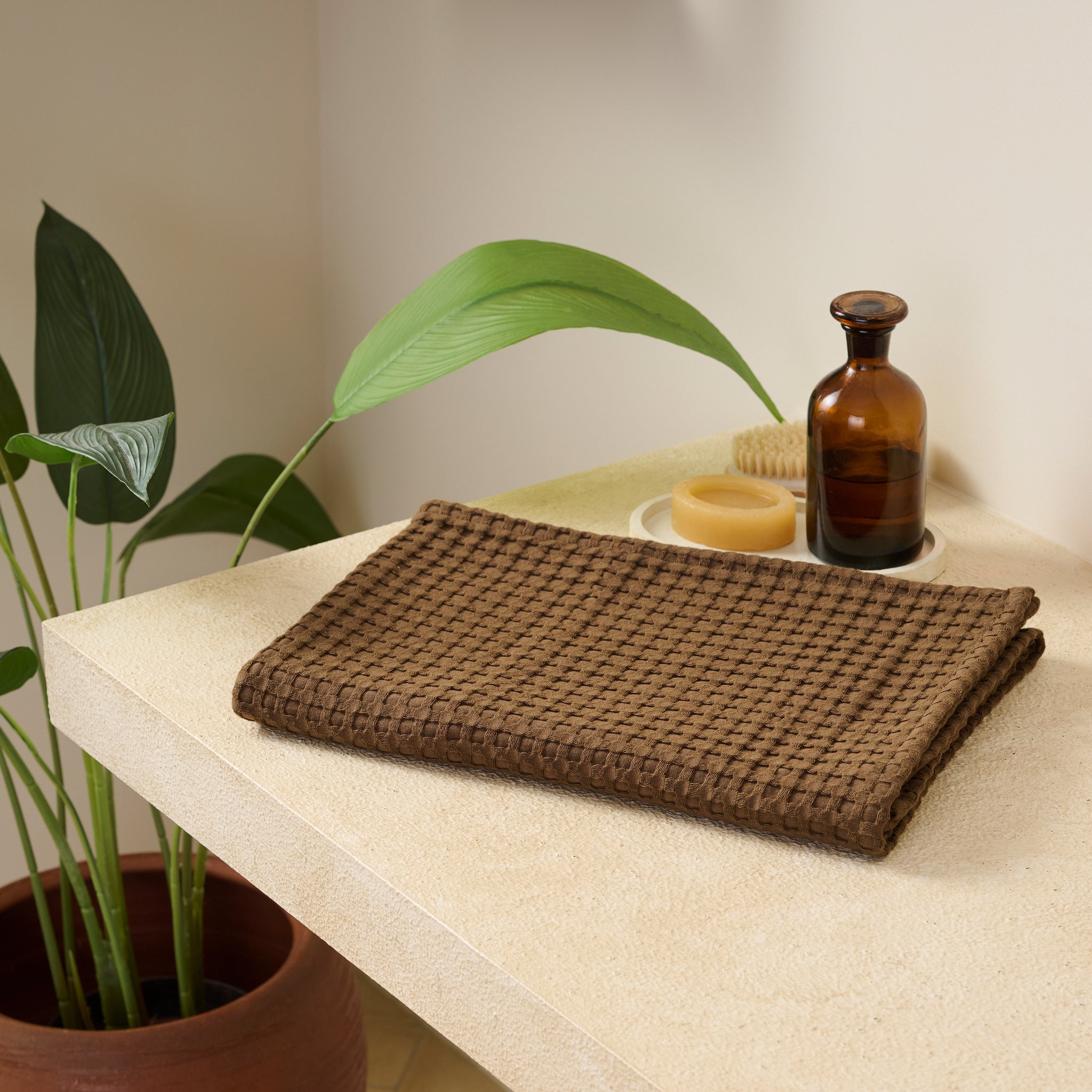 Mosaic | Cotton Bamboo | Waffle | Bath Towel