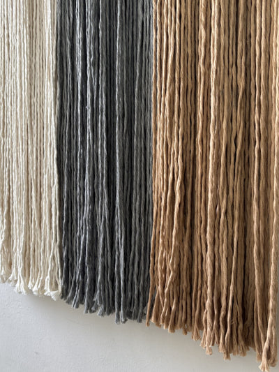 Gravity in Threads III Macrame Art for Modern Interiors