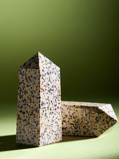 Semi-precious Gemstone - Dalmatian Tower