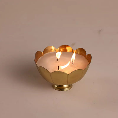 Mini Brass Candle Urli