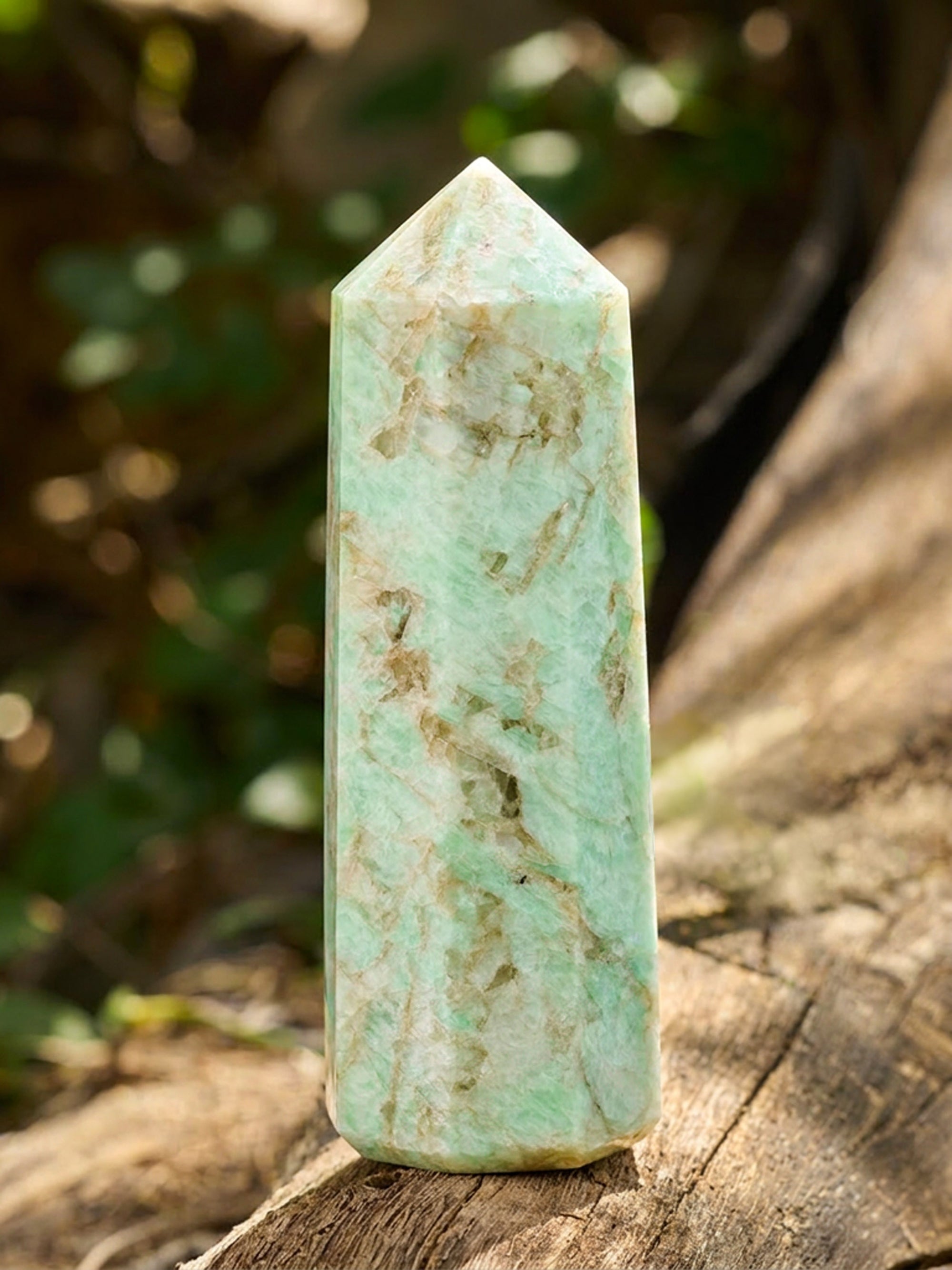Semi-precious Gemstone - Amazonite Tower