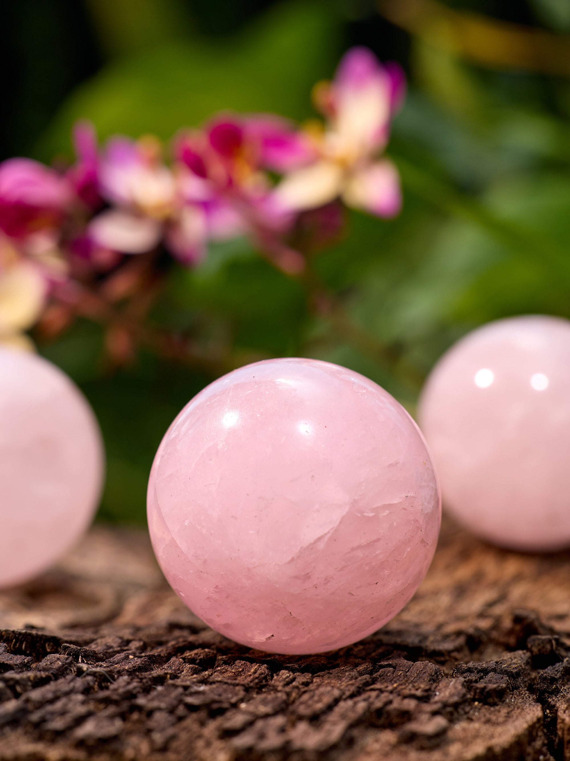 Semi-precious Gemstone - Rose Quartz Sphere