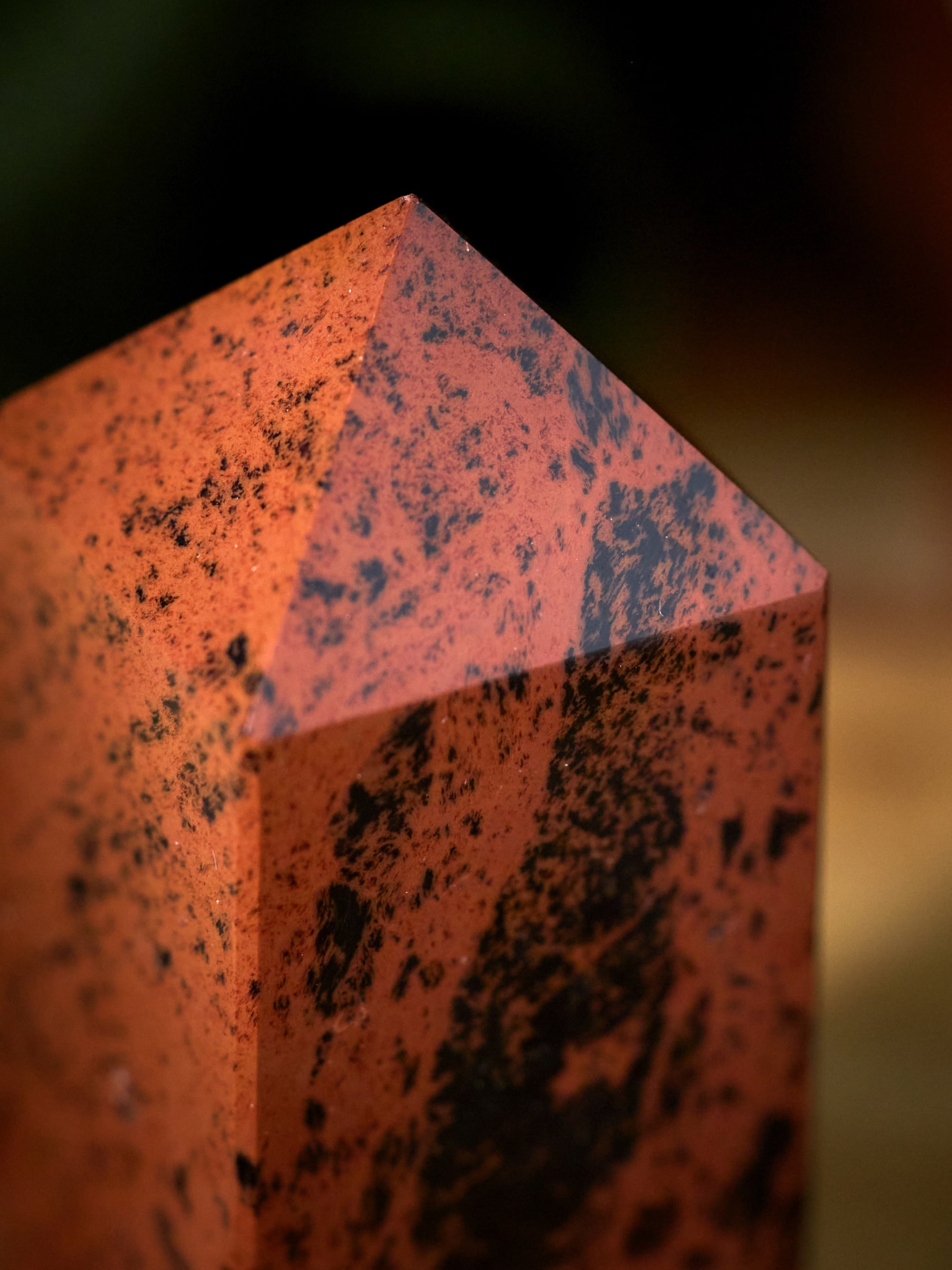 Semi-precious Gemstone - Mahogany Obsidian Tower