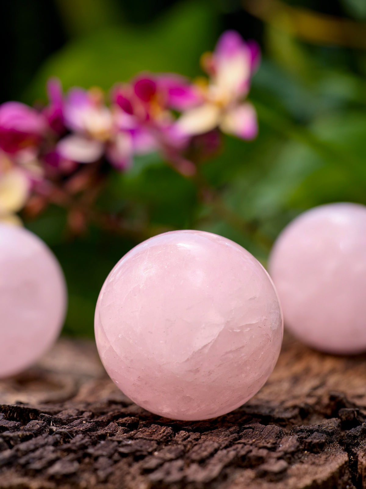 Semi-precious Gemstone - Rose Quartz Sphere