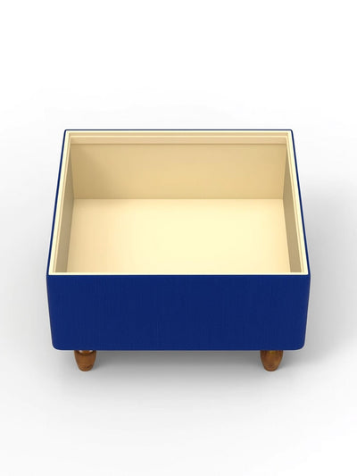 Modern Trunk Storage Ottoman- Royal Blue