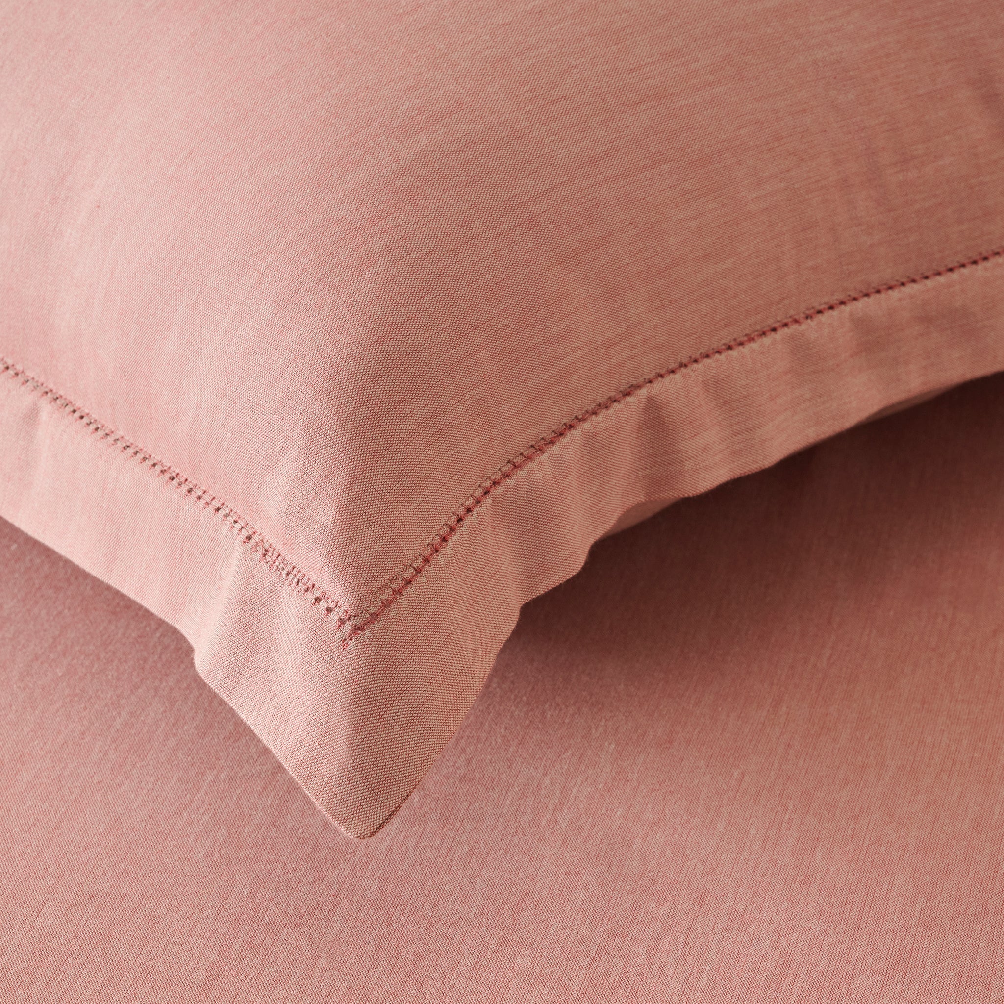 Rustic Terracotta | Cotton Bamboo | Chambray | Bedsheet