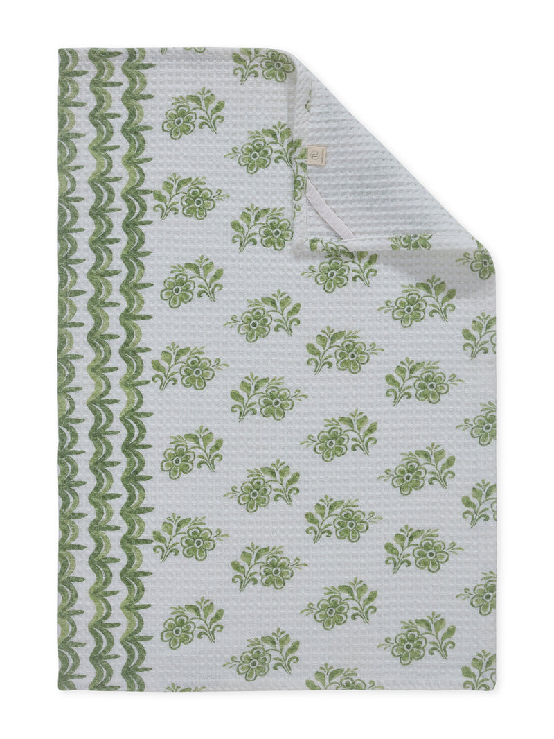 Ayna Green Hand Towel | Set Of 2