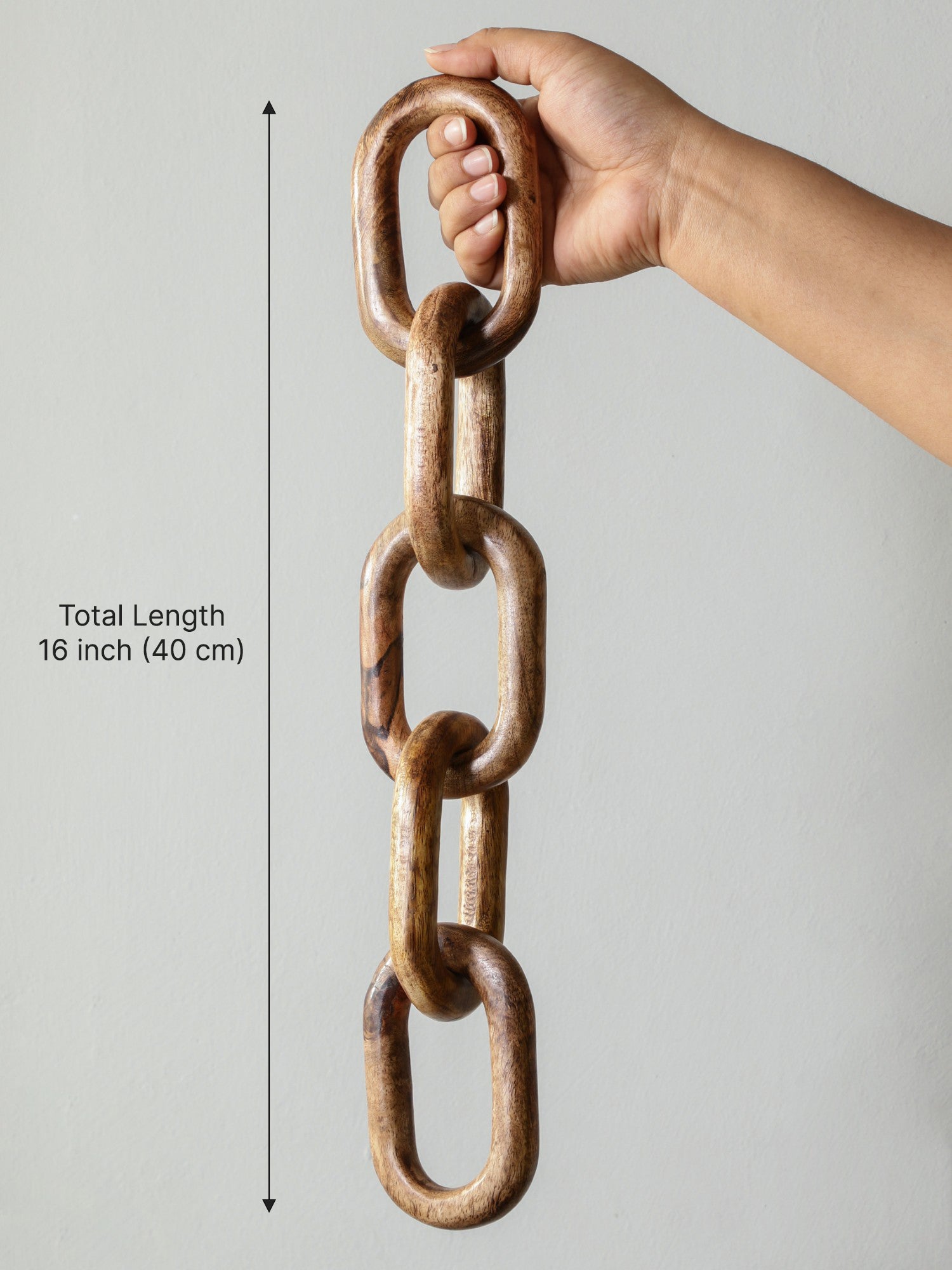 Wooden Chain Decor with 5 Knots (Small)