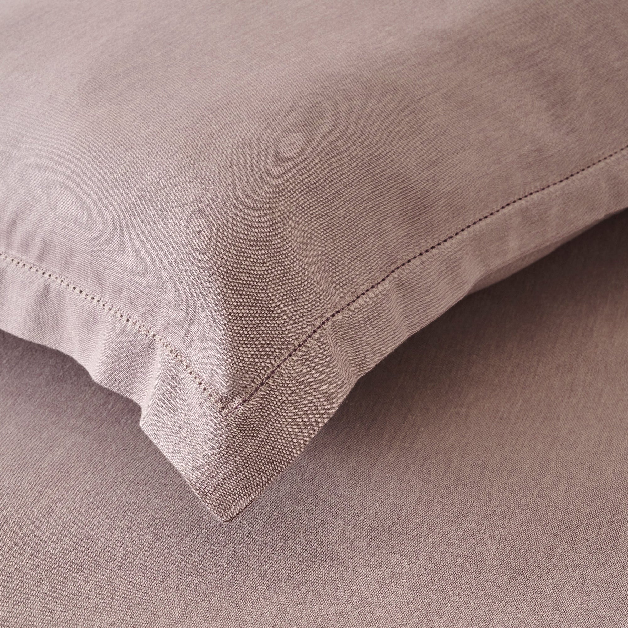 Dusty Amethyst | Cotton Bamboo | Chambray | Bedsheet