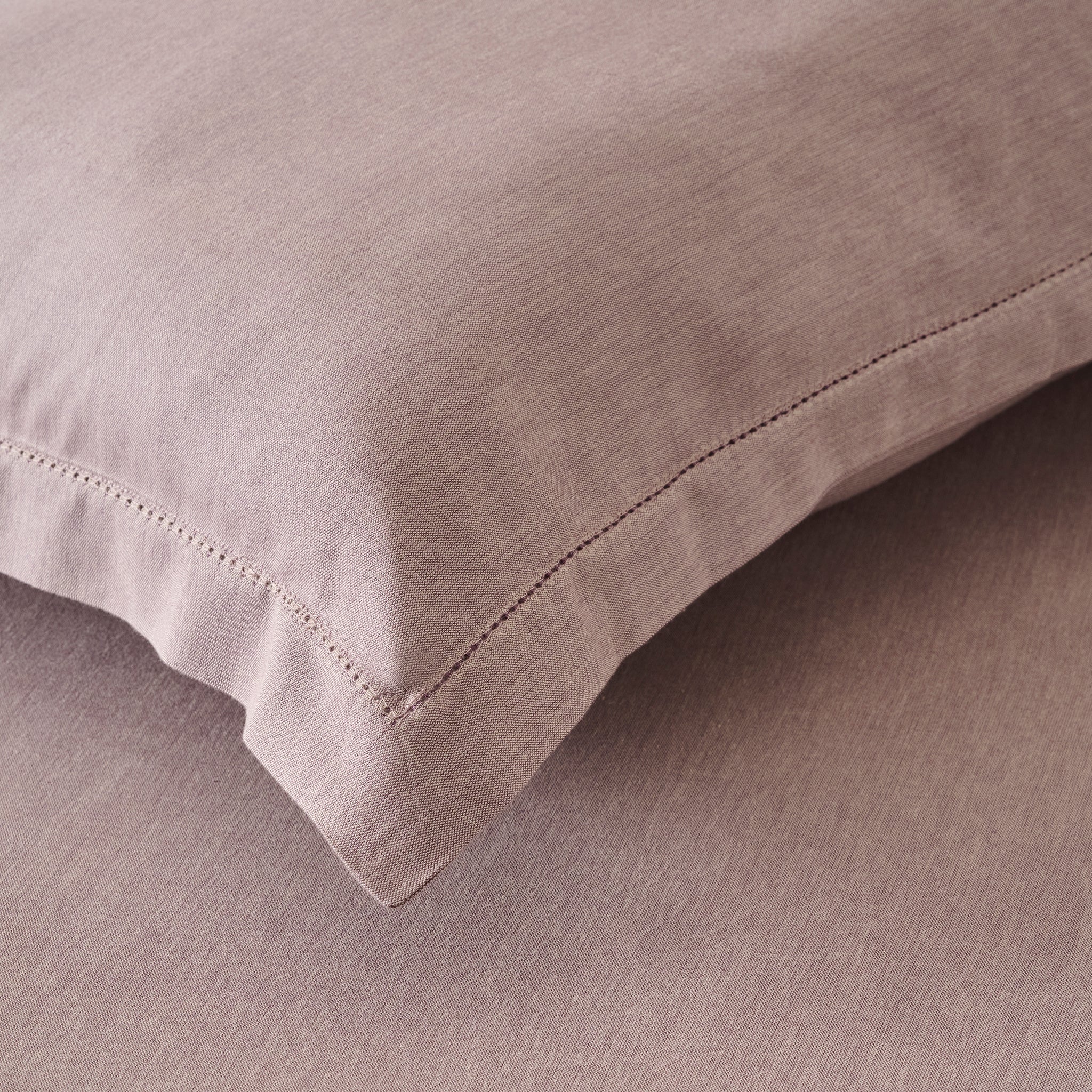 Dusty Amethyst | Cotton Bamboo | Chambray | Bedsheet