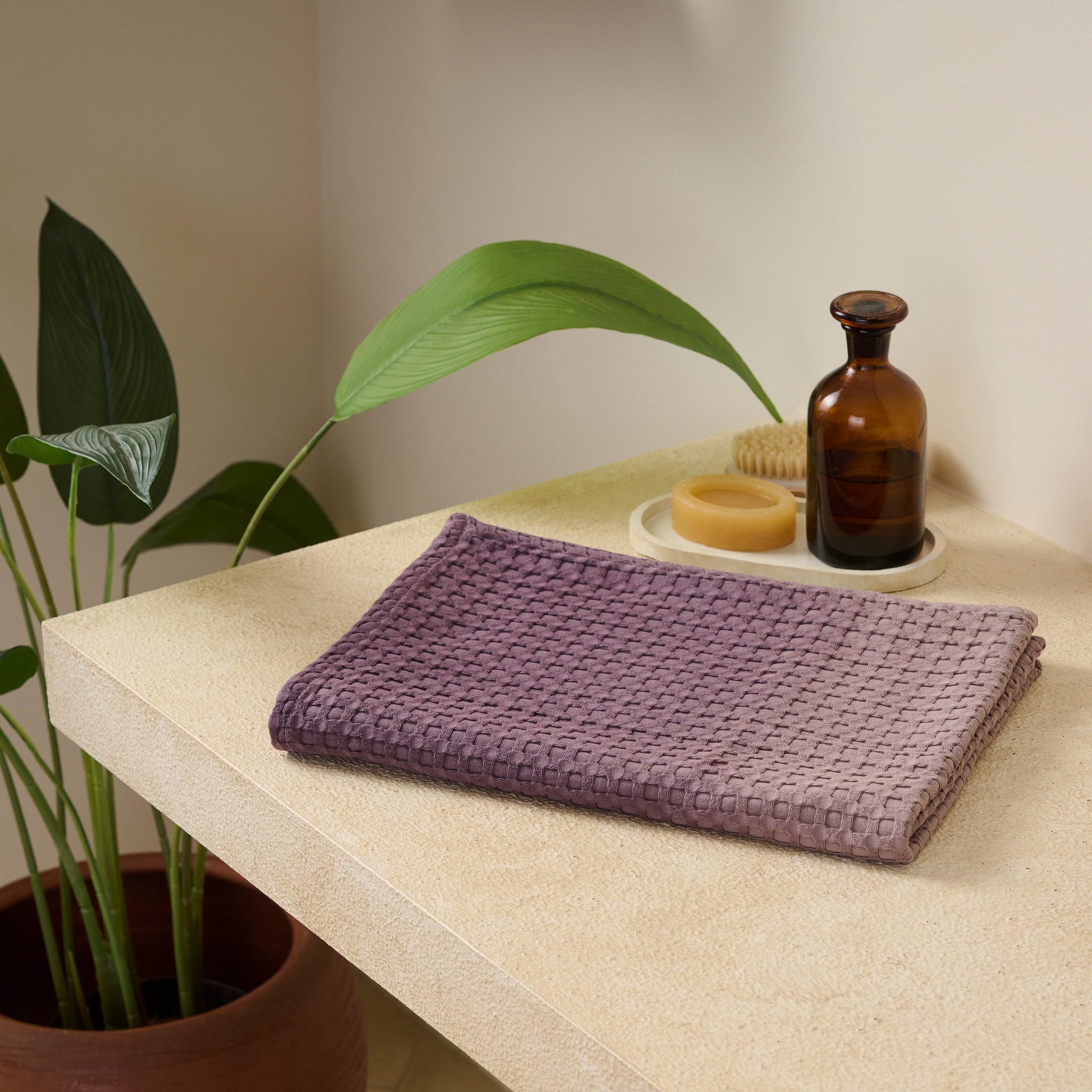 Colour Tide | Cotton Bamboo | Waffle | Bath Towel