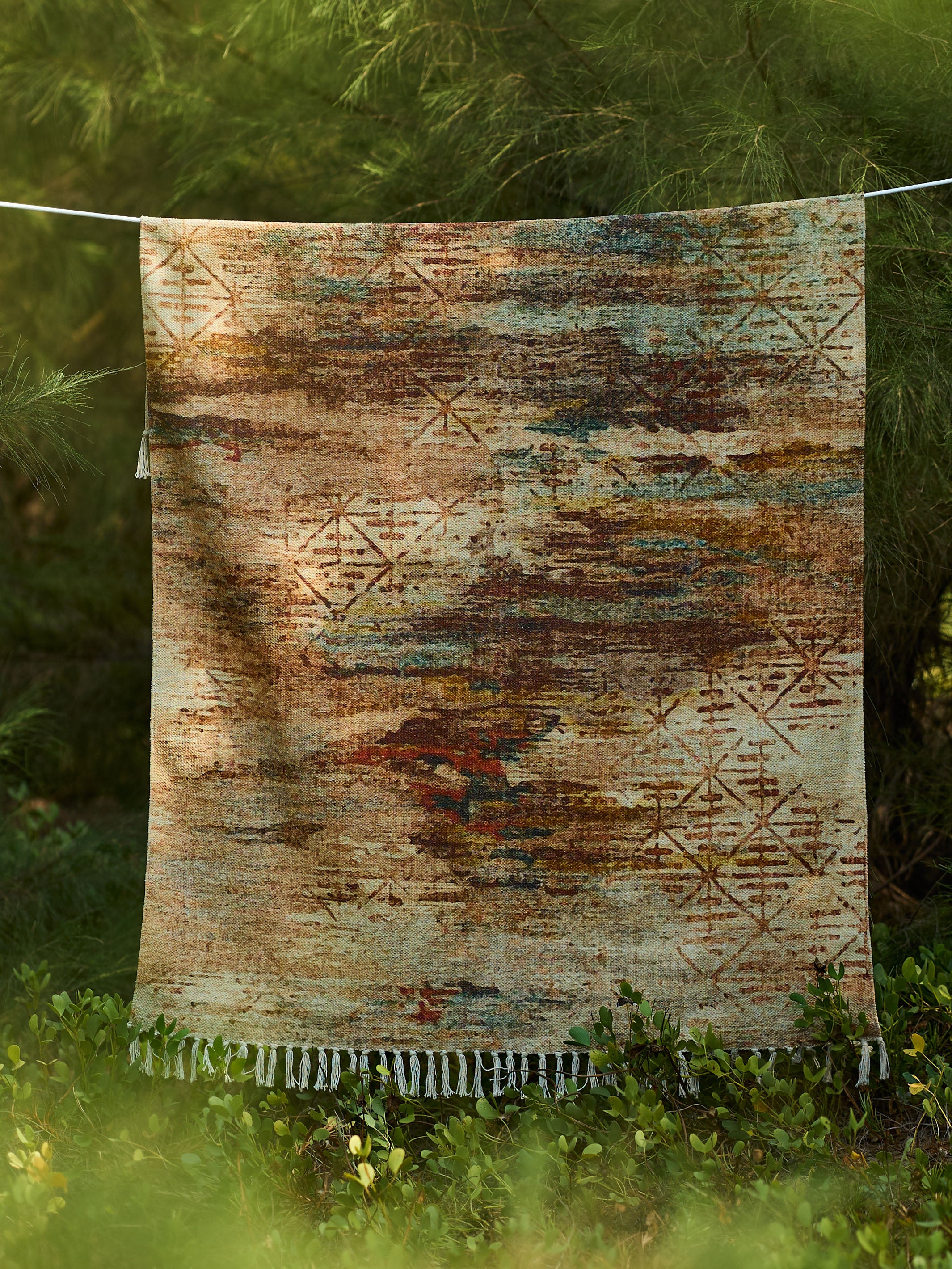 Printed Handloom Rug - Spectrum