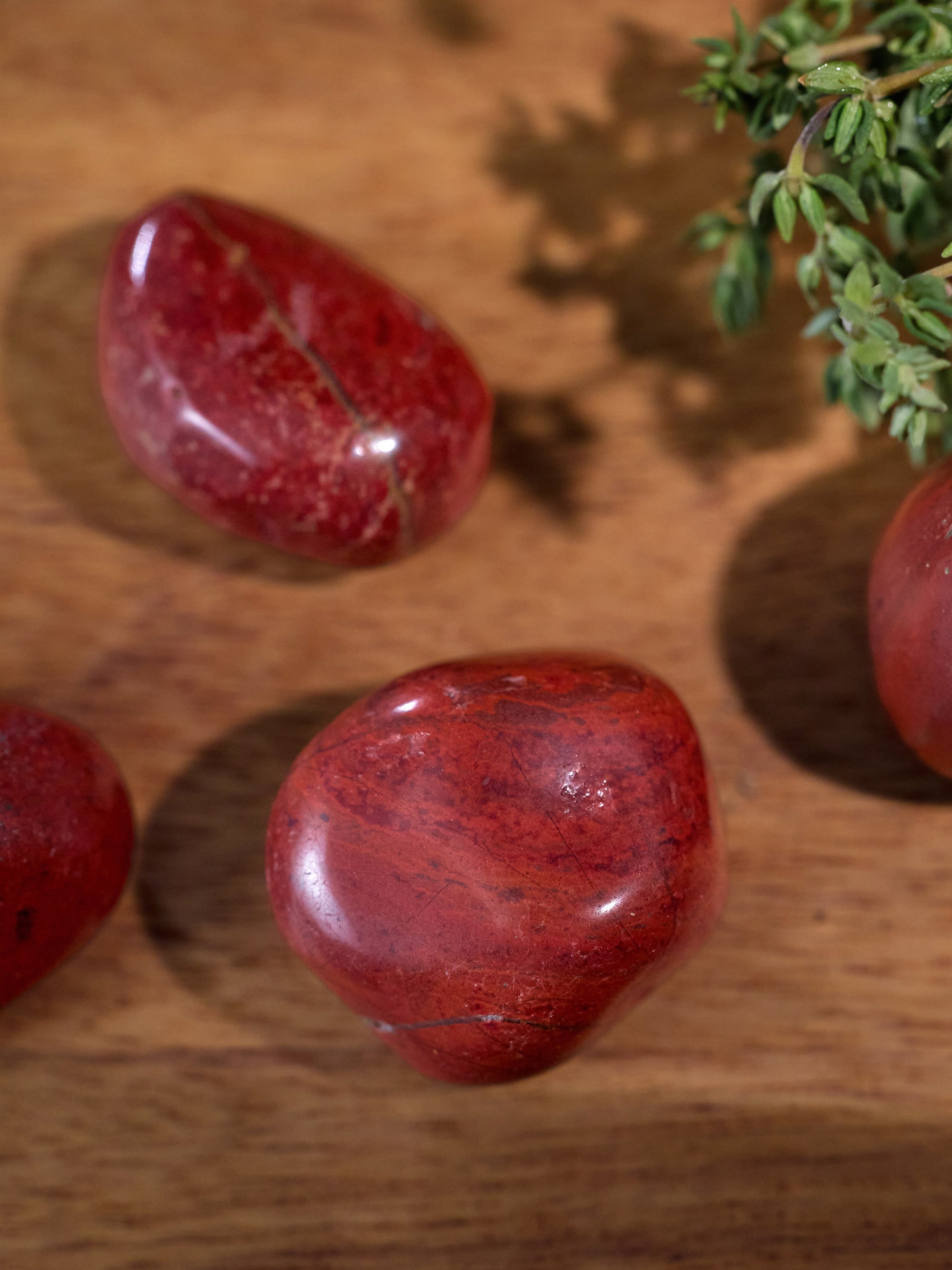 Semi-precious Gemstone - Red Jasper Pebbles