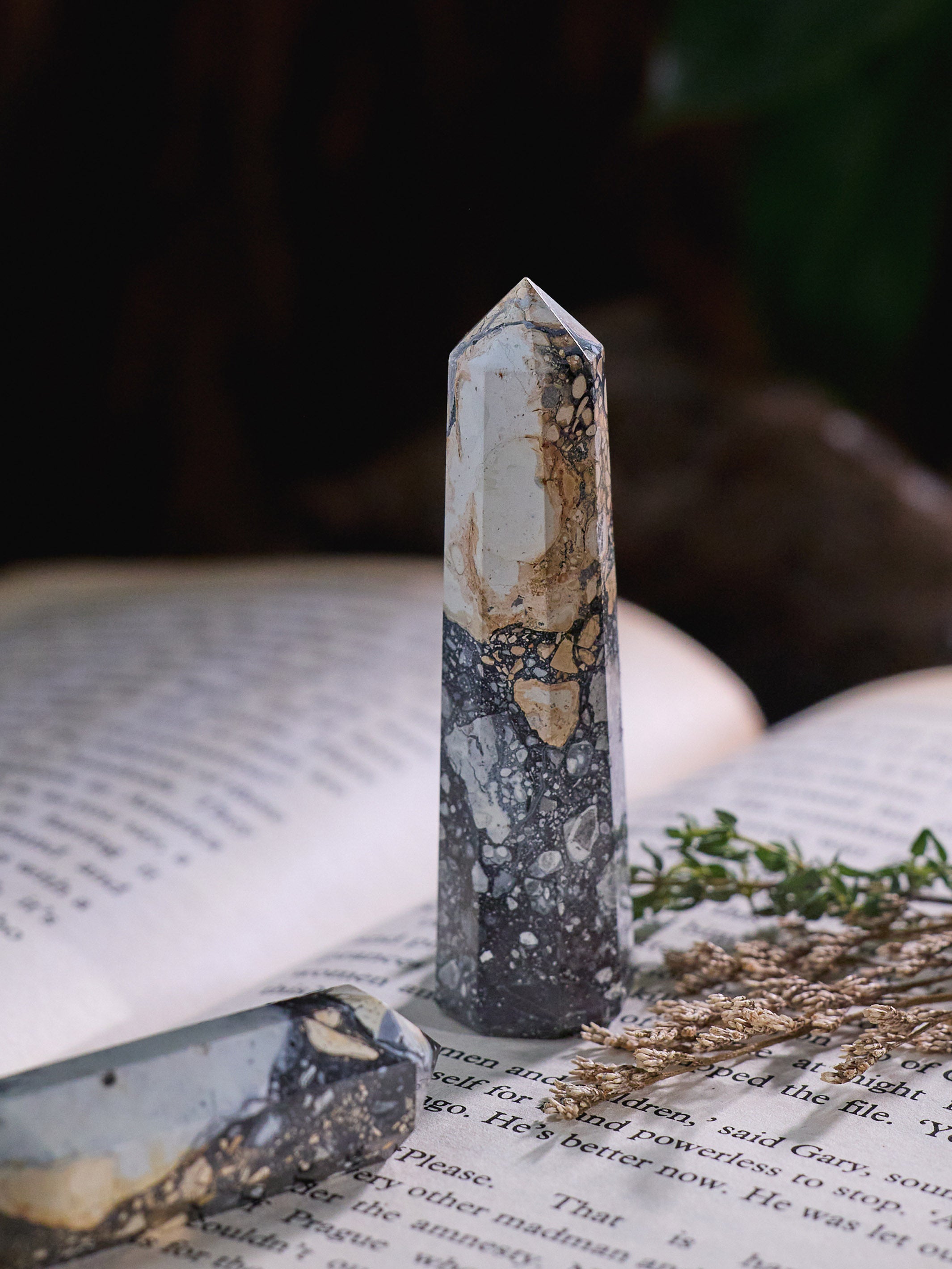 Semi-precious Gemstone - Maligano Jasper Tower
