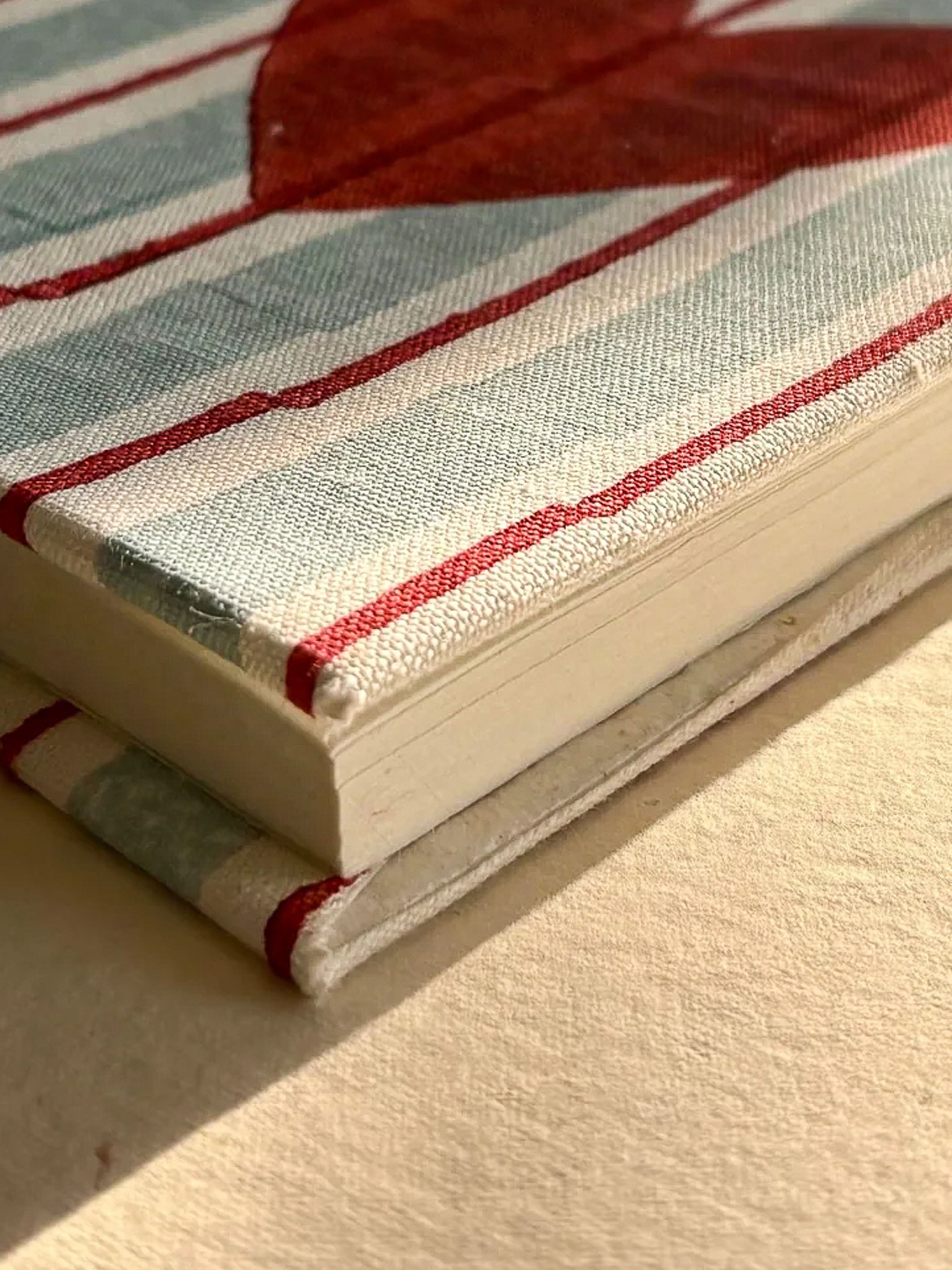 Handcrafted Sustainable A5 Diary Journal Notebook l Handmade Paper l Heart Pop