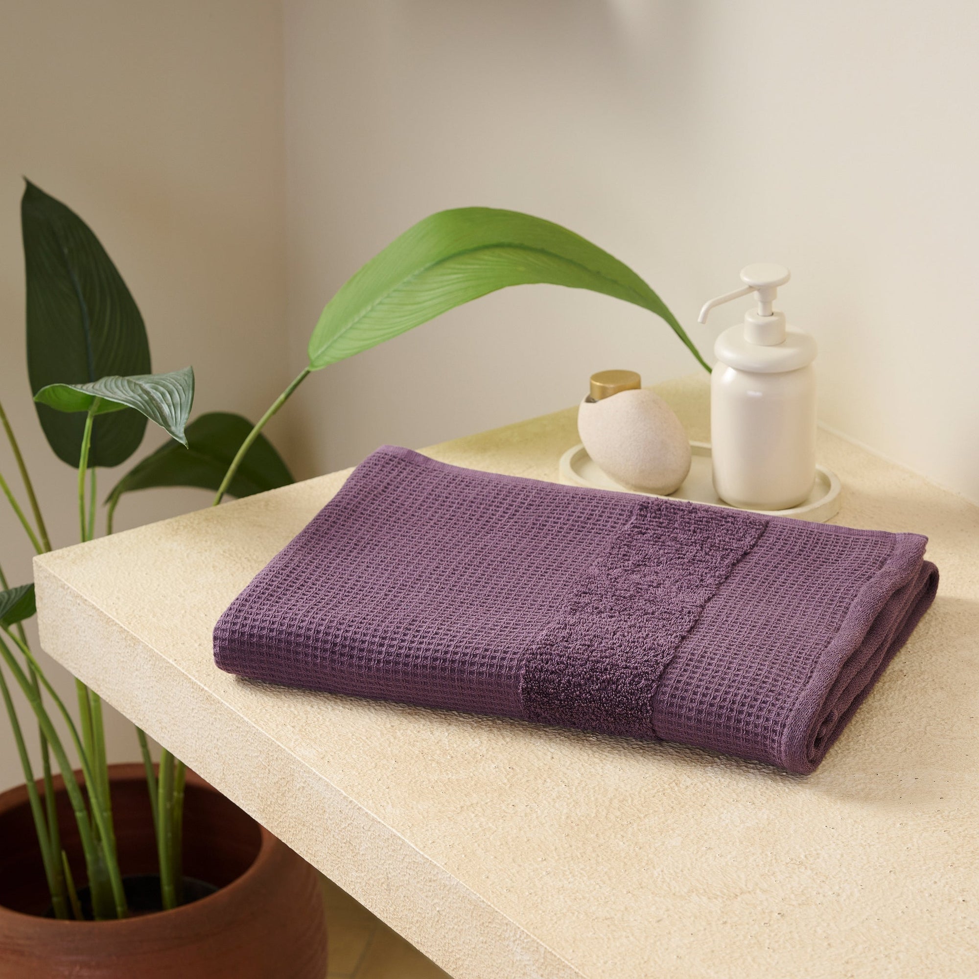 Pocket Square | Cotton | Waffle Terry | Bath Towel