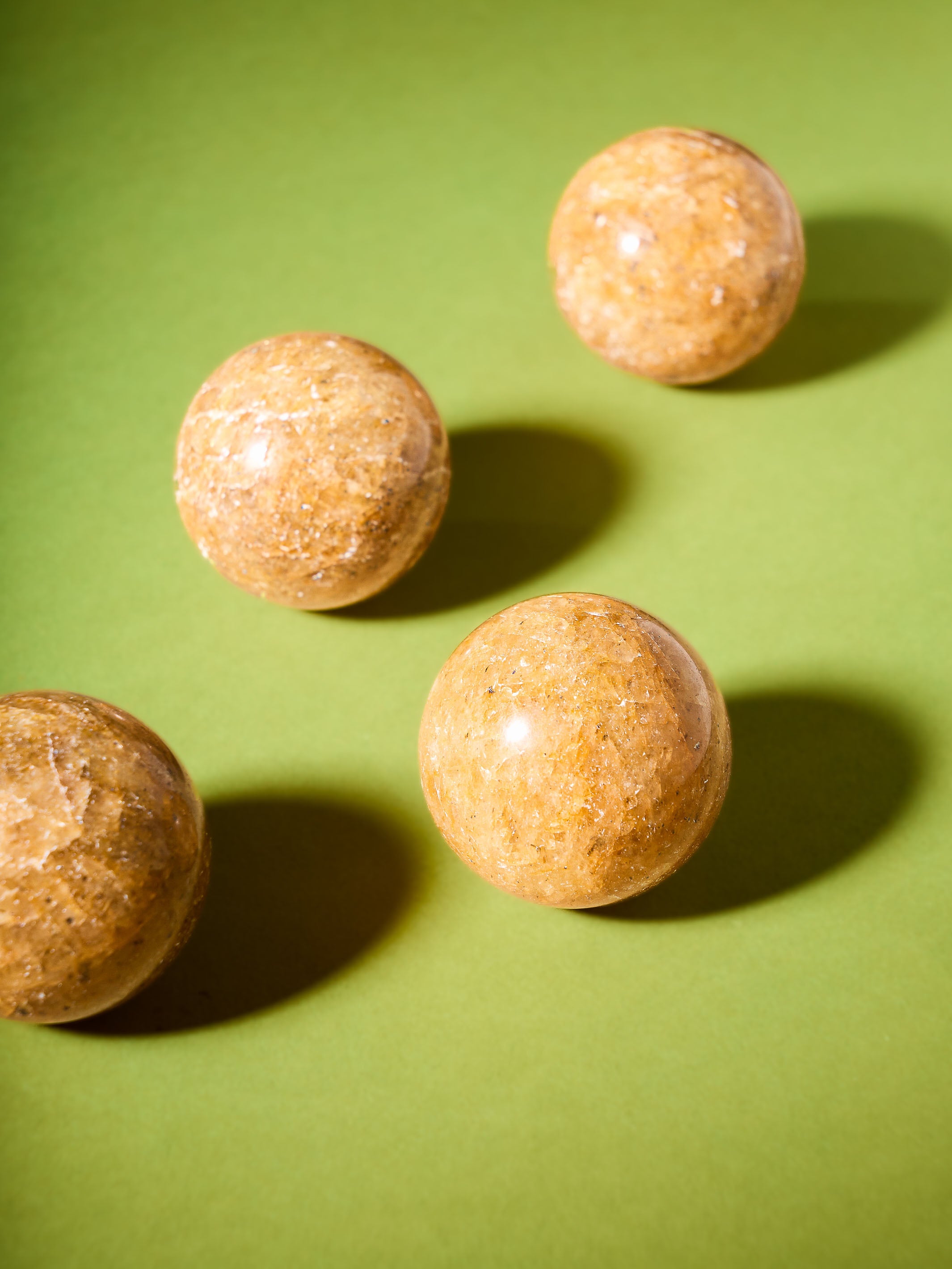 Semi-precious Gemstone - Gold Quartz Sphere