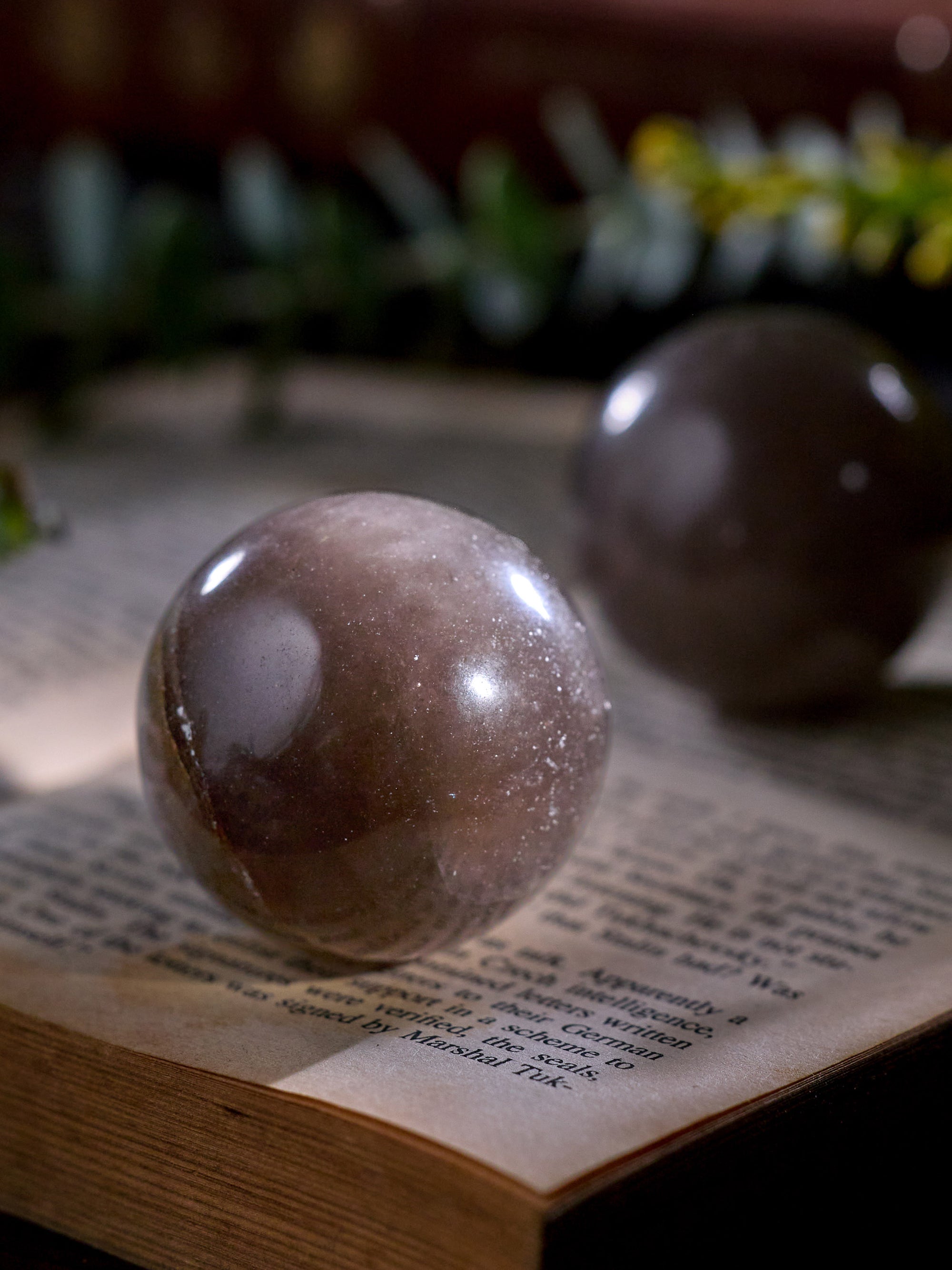Semi-precious Stone - Smoky Quartz Sphere (Dark)