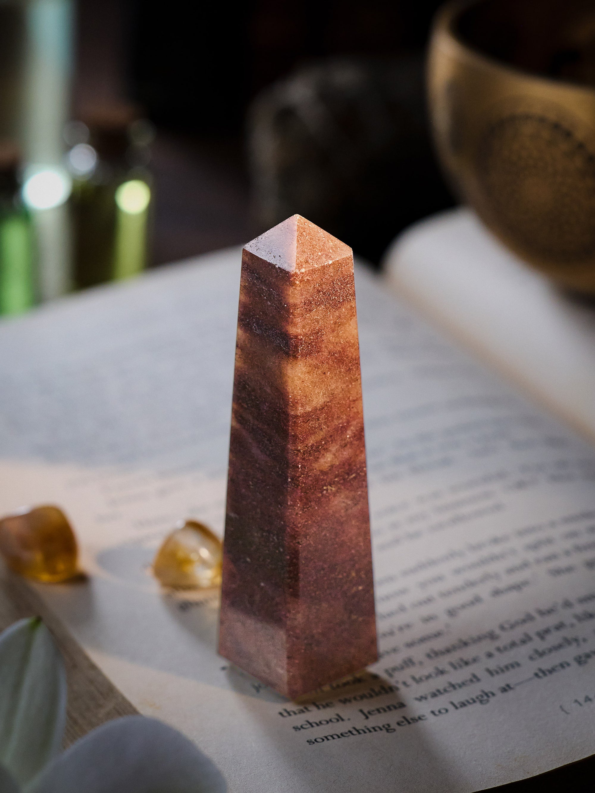 Semi-precious Gemstone - Brown Jasper Tower