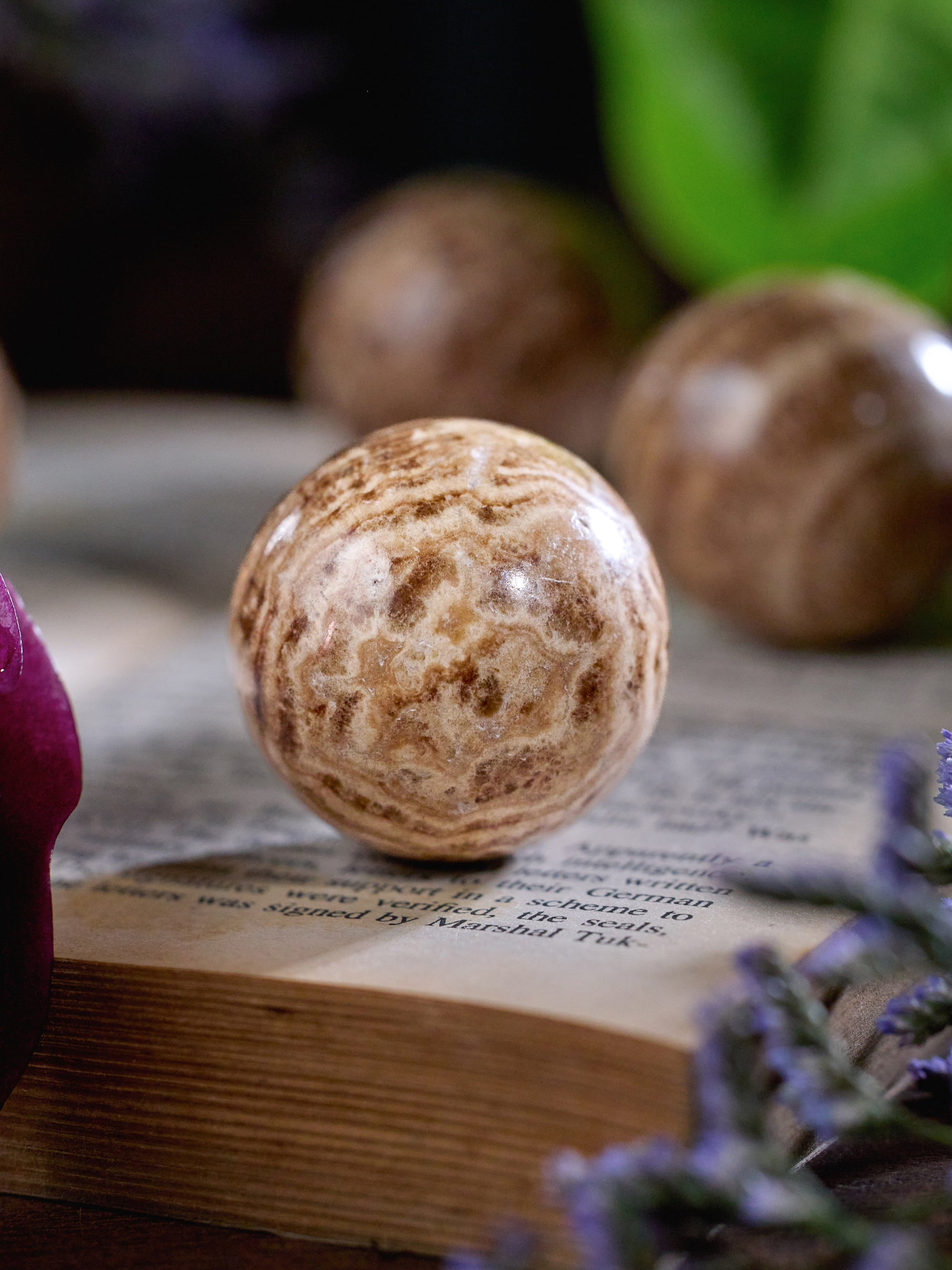Semi-precious Gemstone - Aragonite Sphere