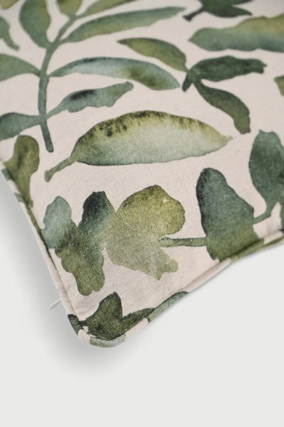 Flora Ivory Linen Cushion Cover SanctuaryLiving