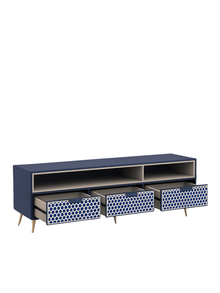 Inlay Media Unit with Drawers - Targua