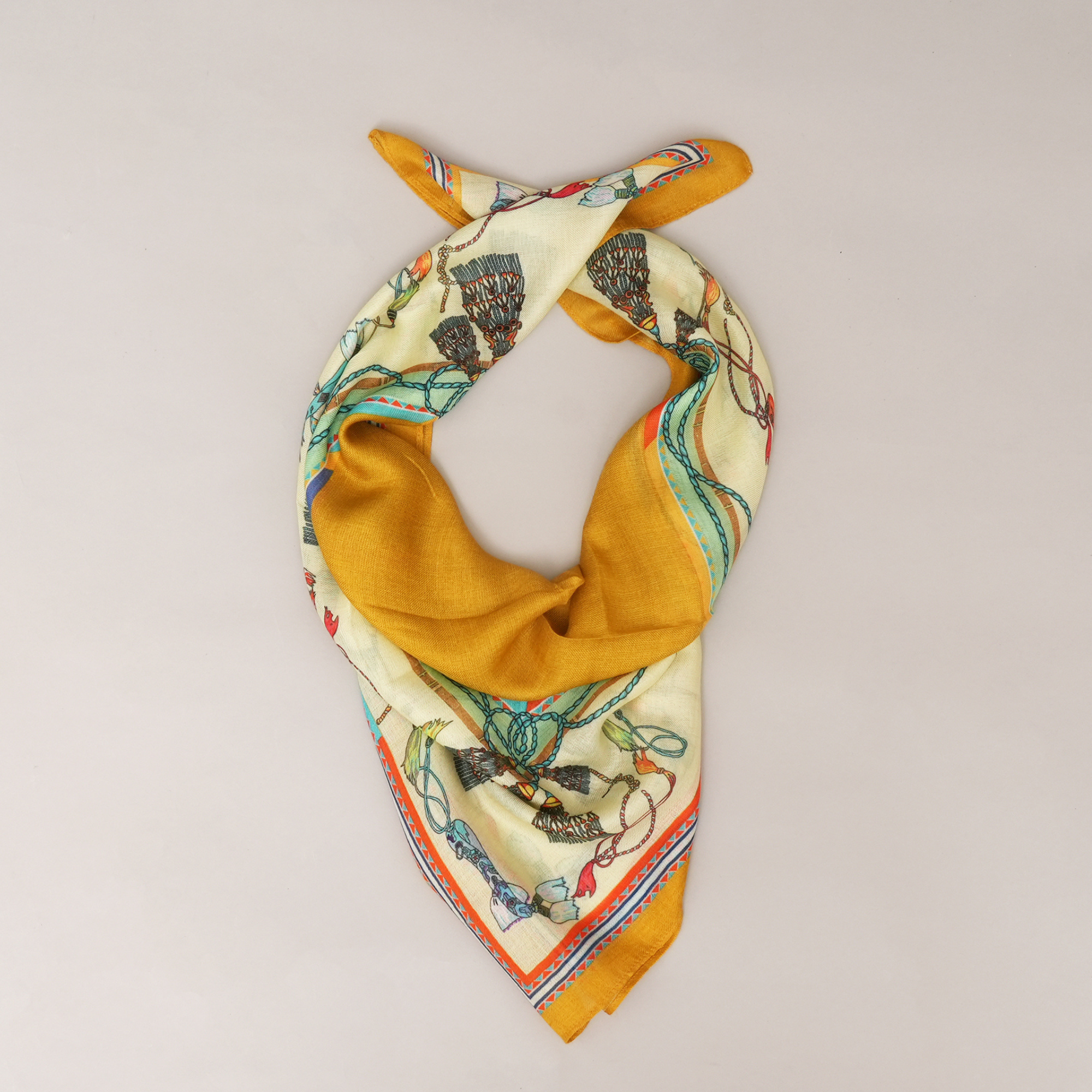 Tangled Reverie- Modal Silk Scarf