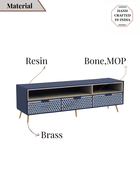 Inlay Media Unit with Drawers - Targua