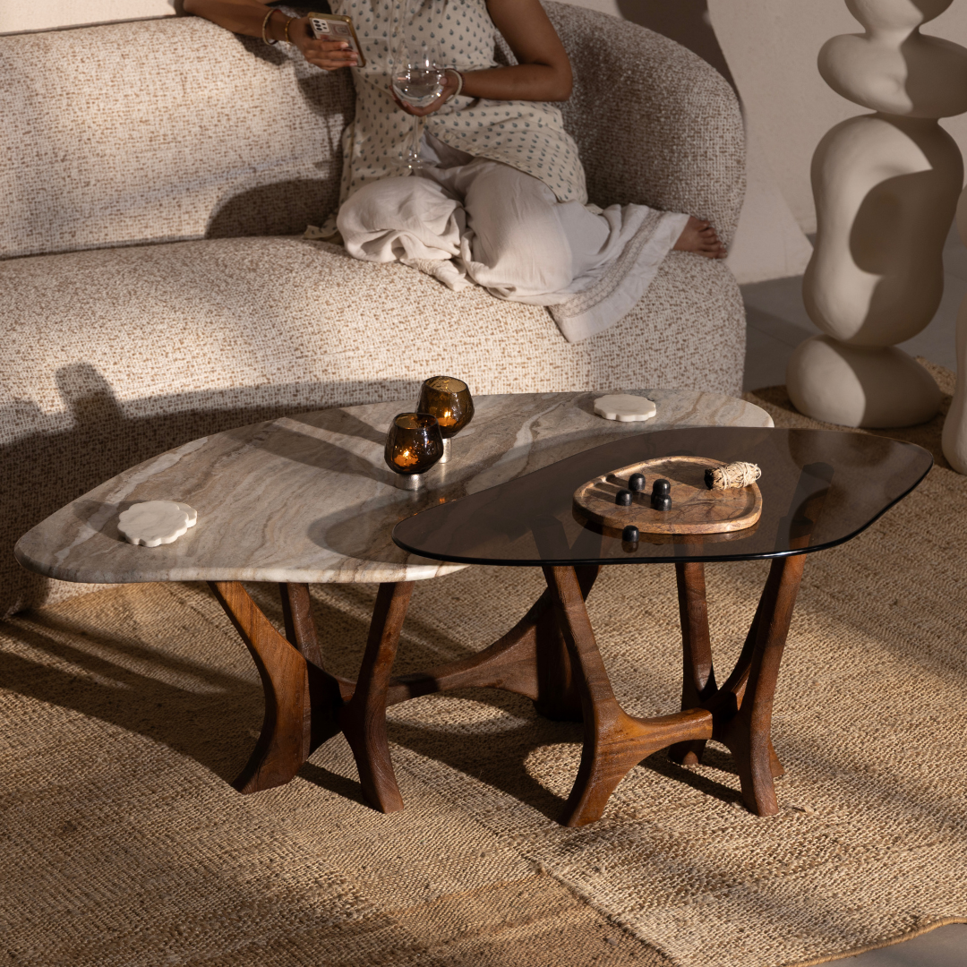 Maya Tables - Vintage Glass