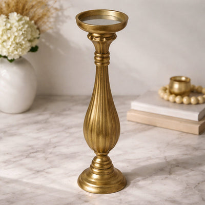 Golden Candle Holder - L