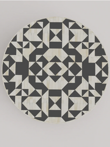 Philly Inlay Round Coffee Table - Kingsley
