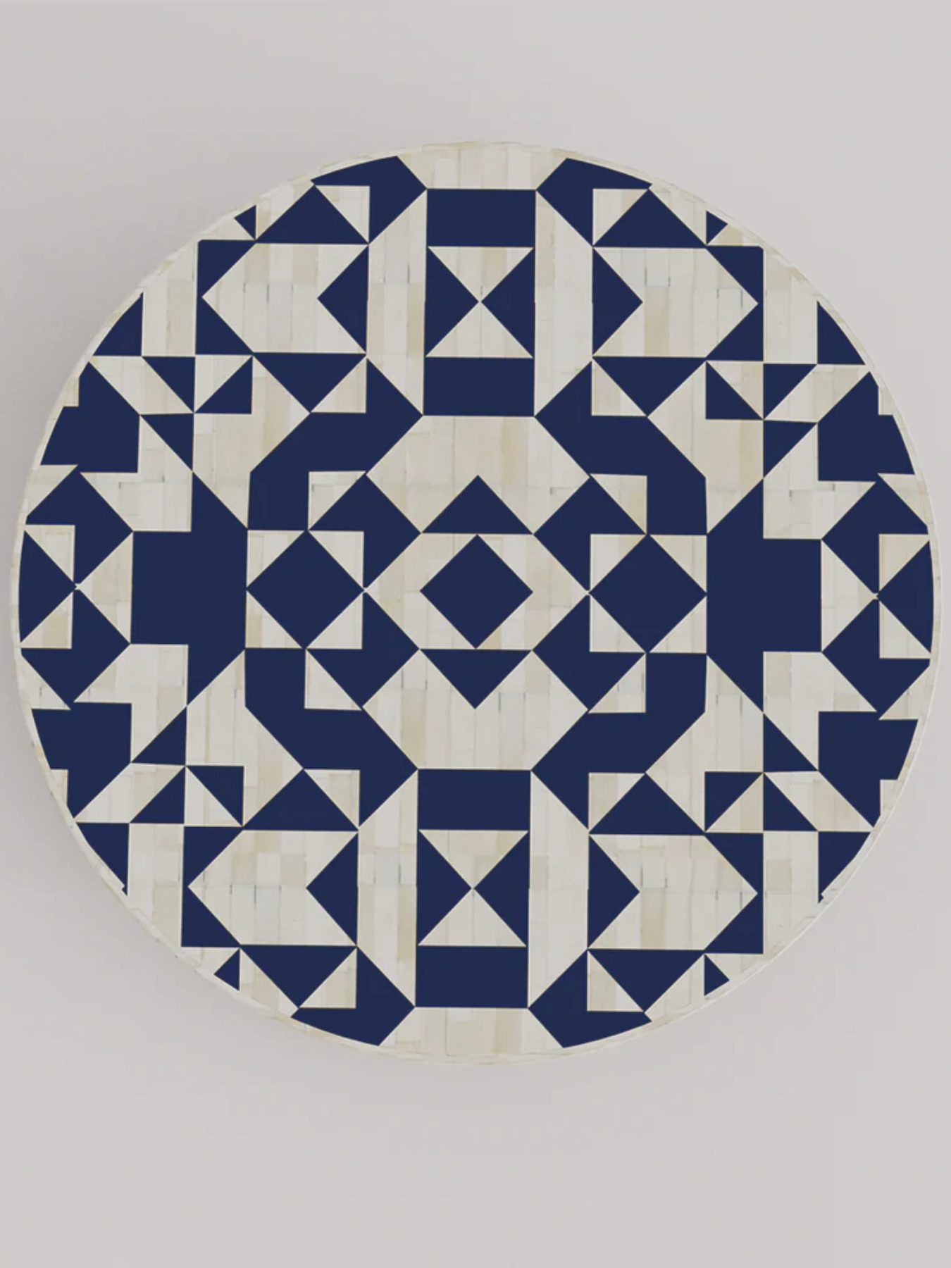 Philly Inlay Round Coffee Table - Kingsley