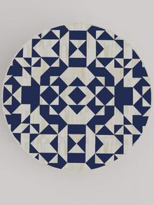 Philly Inlay Round Coffee Table - Kingsley