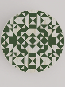Philly Inlay Round Coffee Table - Kingsley