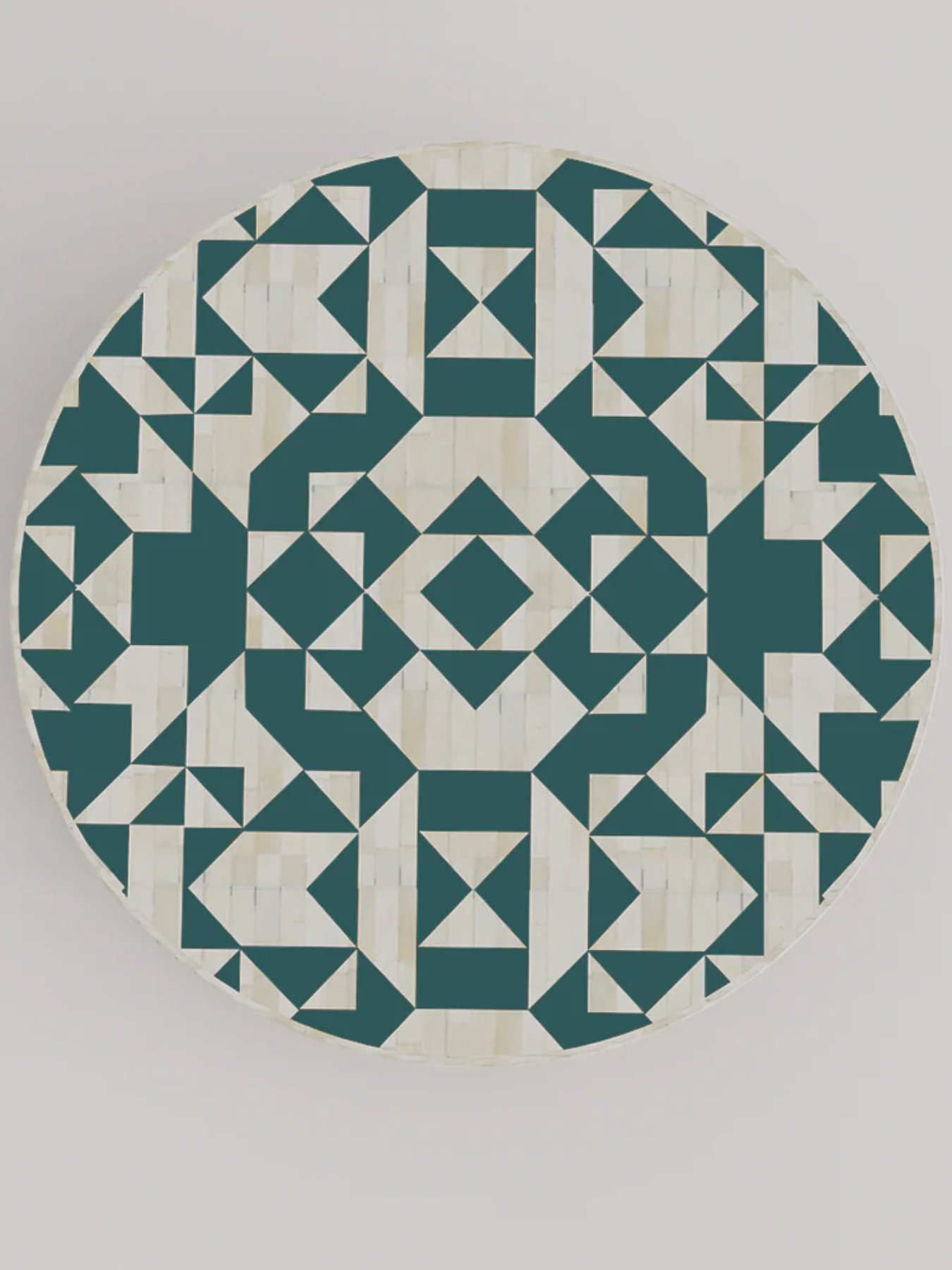 Philly Inlay Round Coffee Table - Kingsley