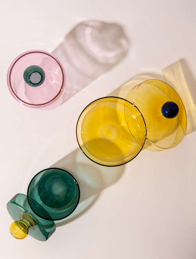 Aurora Glass Jars - Set of 3