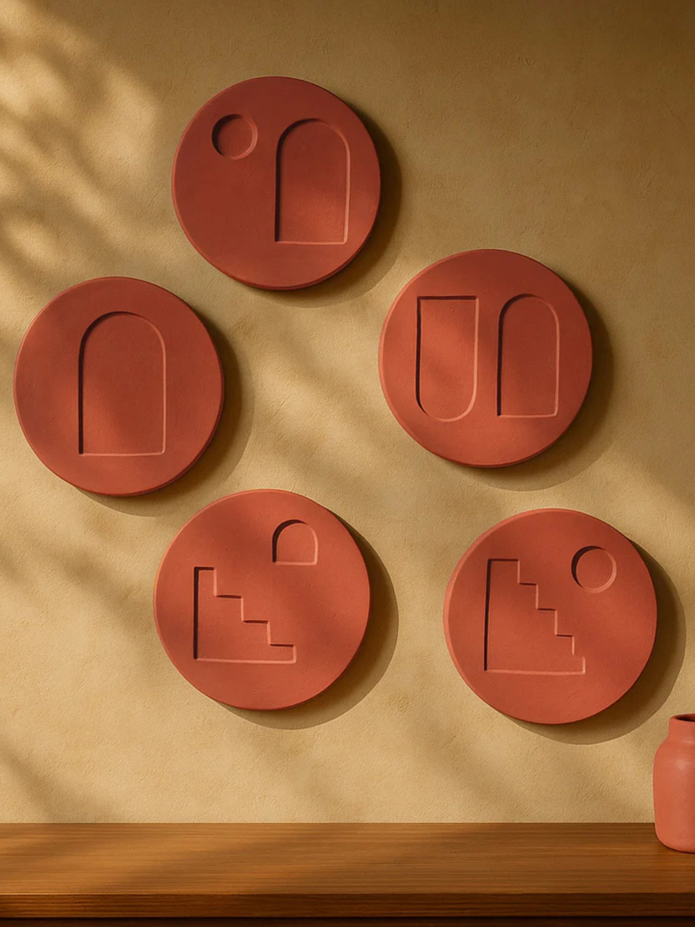 Plates of Earth (Set of 5)