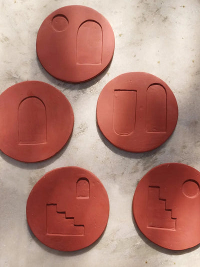 Plates of Earth (Set of 5)