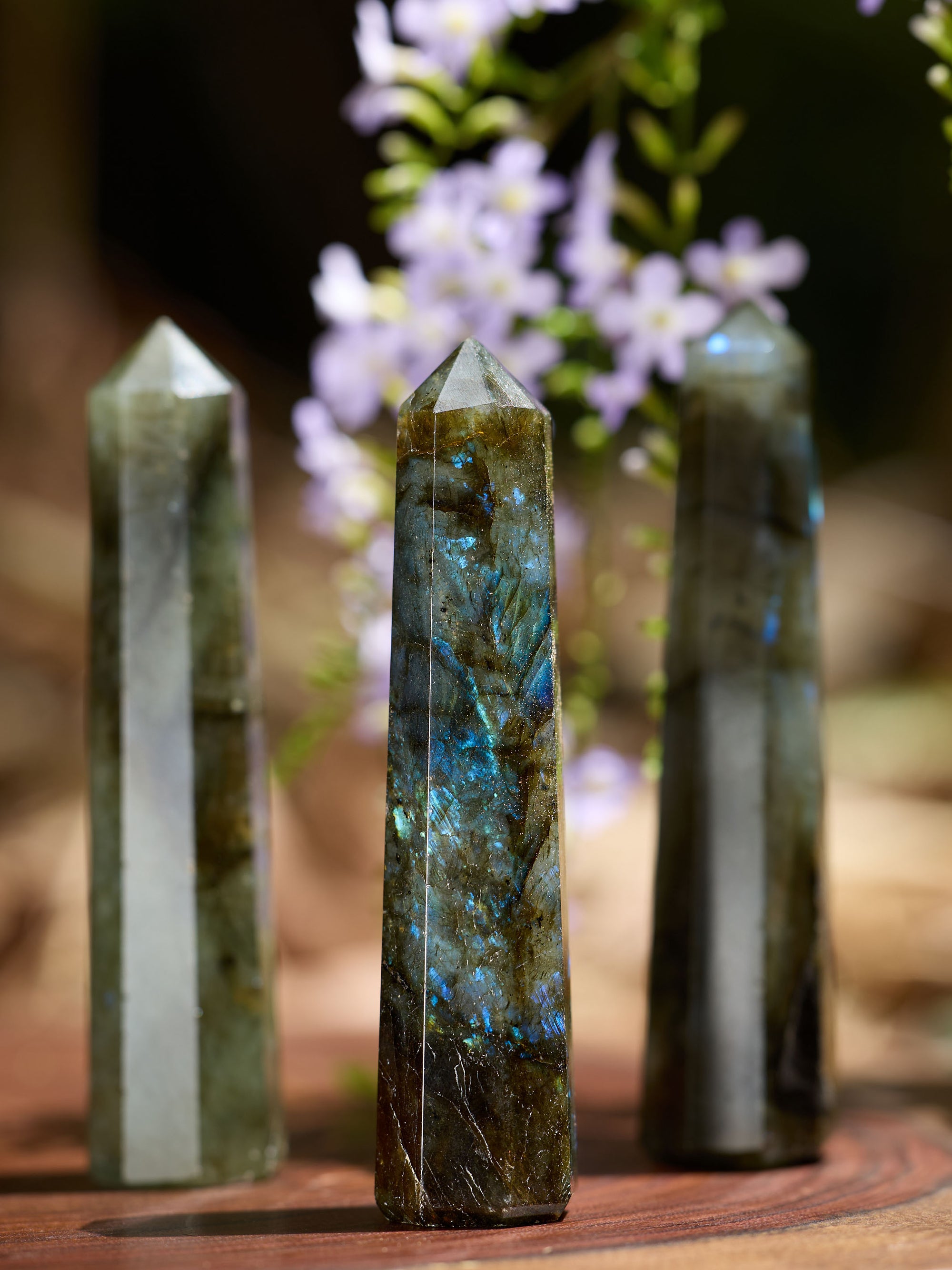 Semi-precious Gemstone - Labradorite Tower