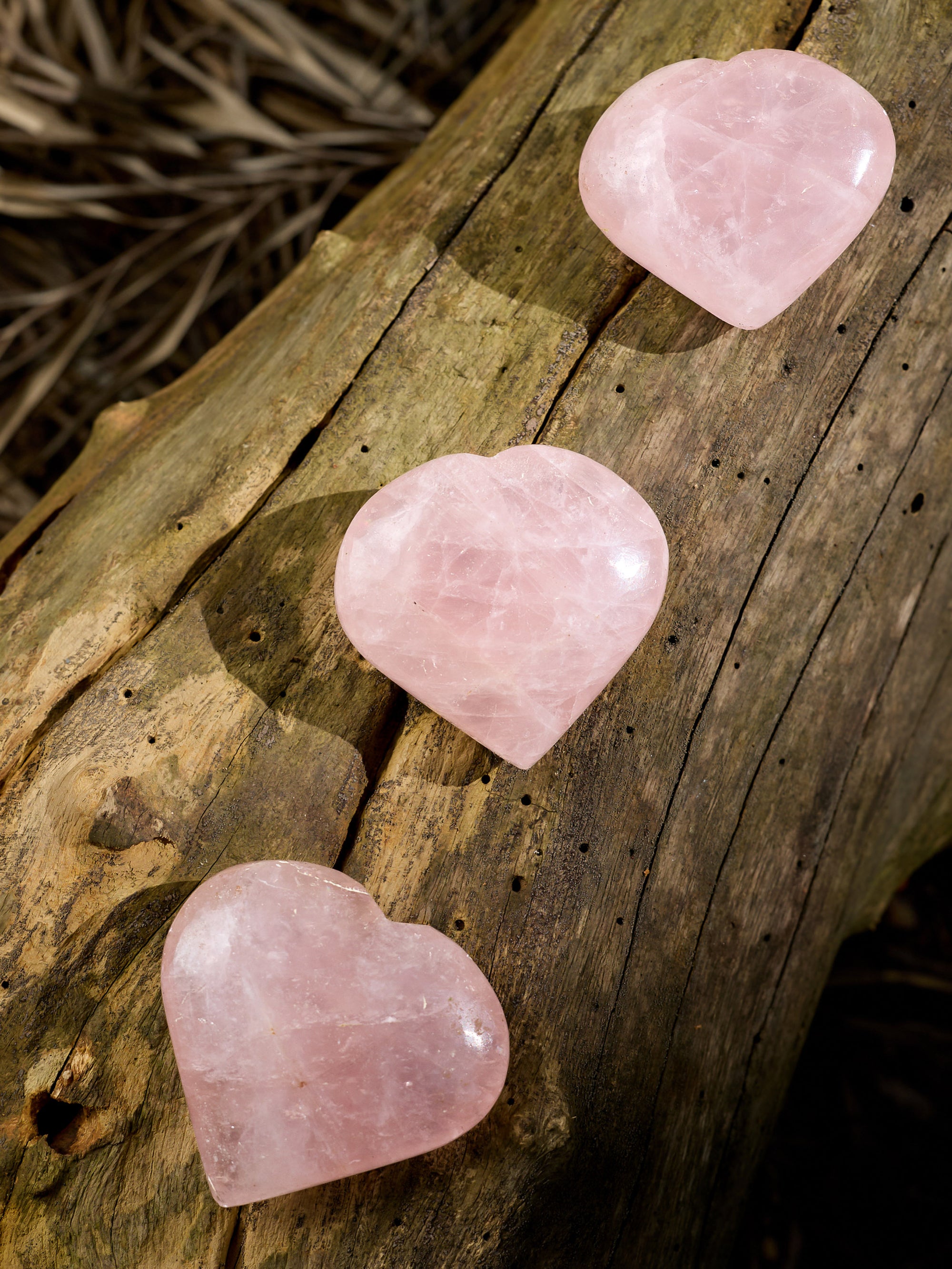 Semi-precious Gemstone - Rose Quartz Heart