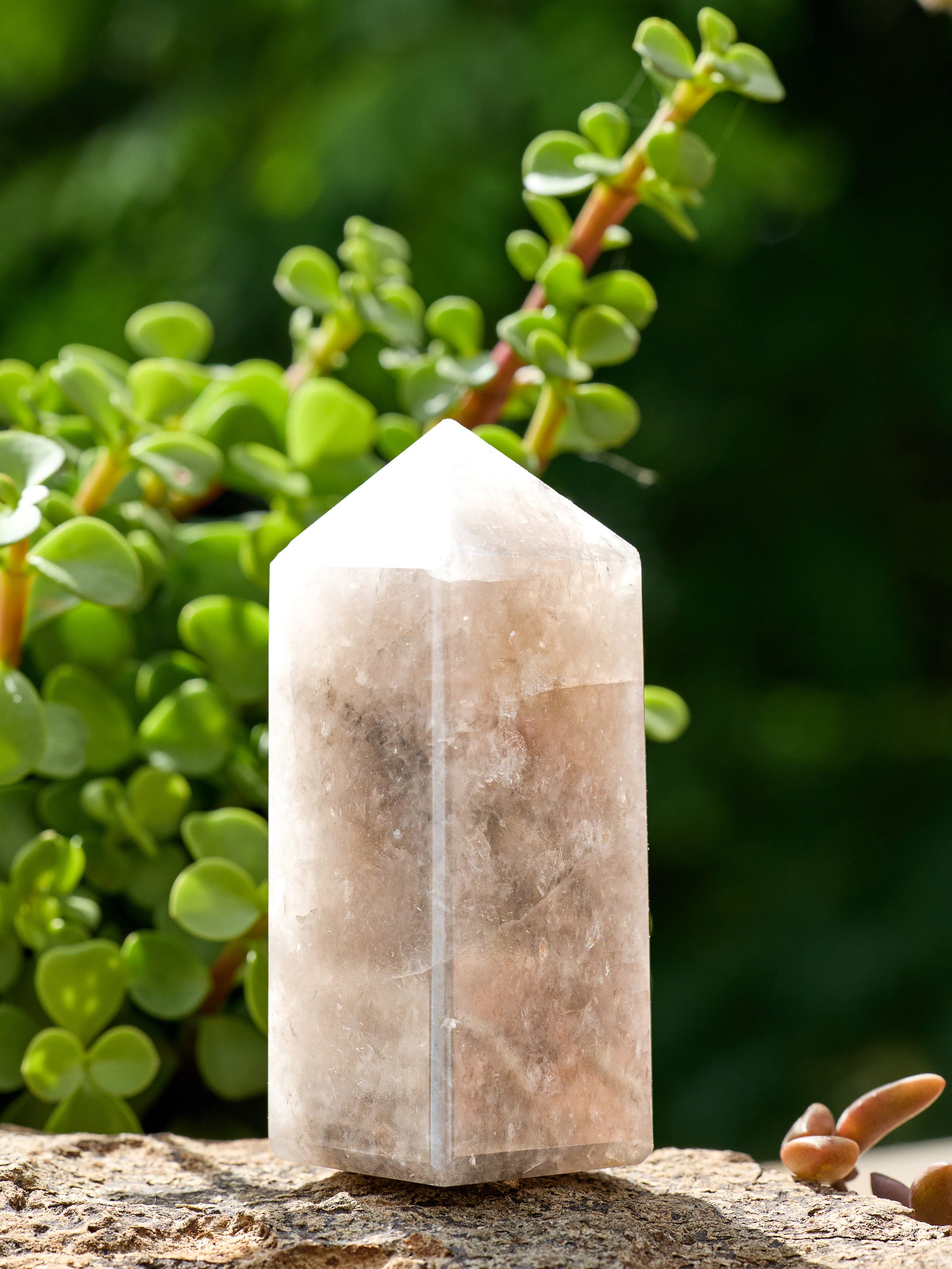 Semi-precious Stone - Smoky Quartz Tower