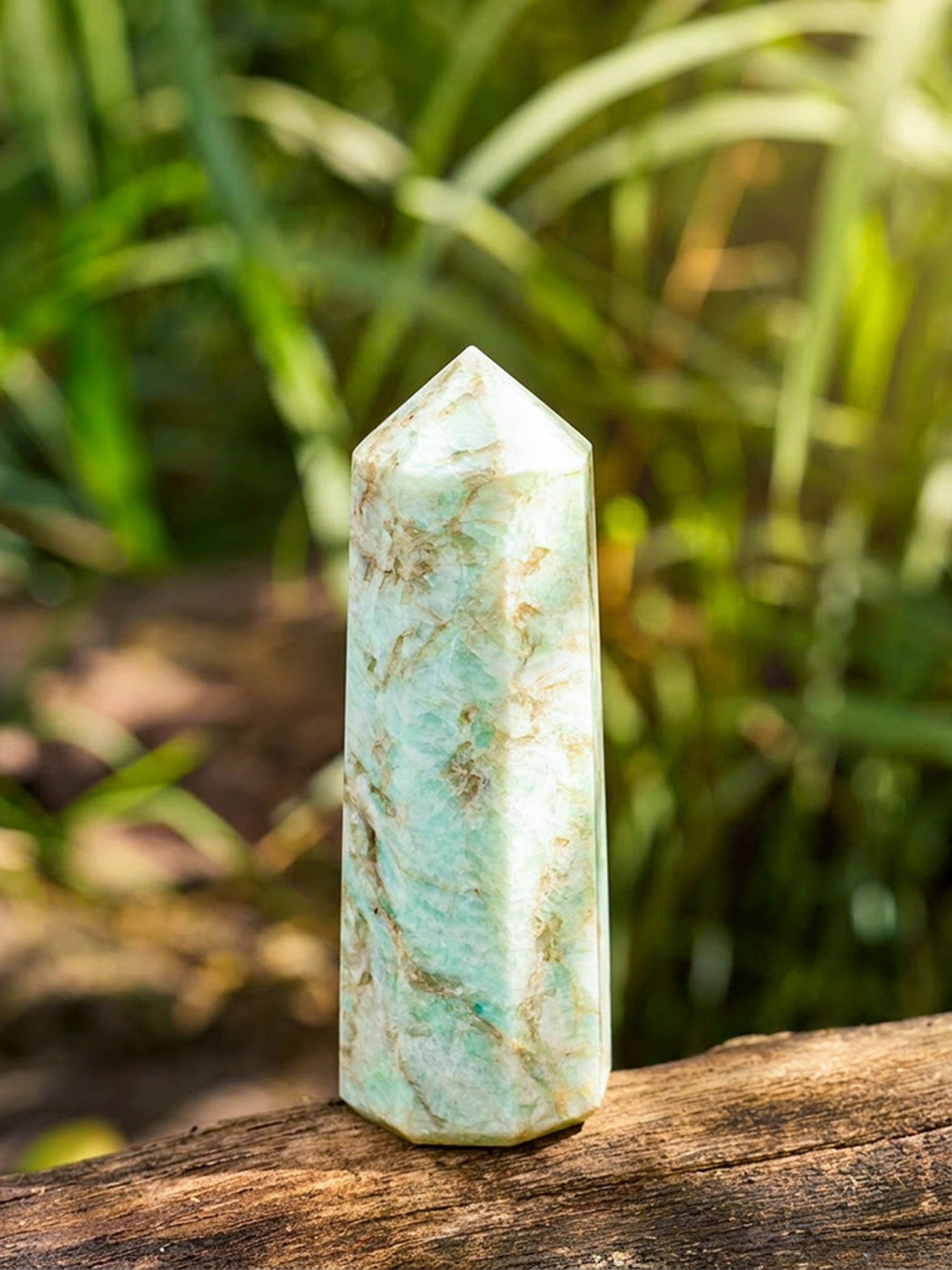 Semi-precious Gemstone - Amazonite Tower