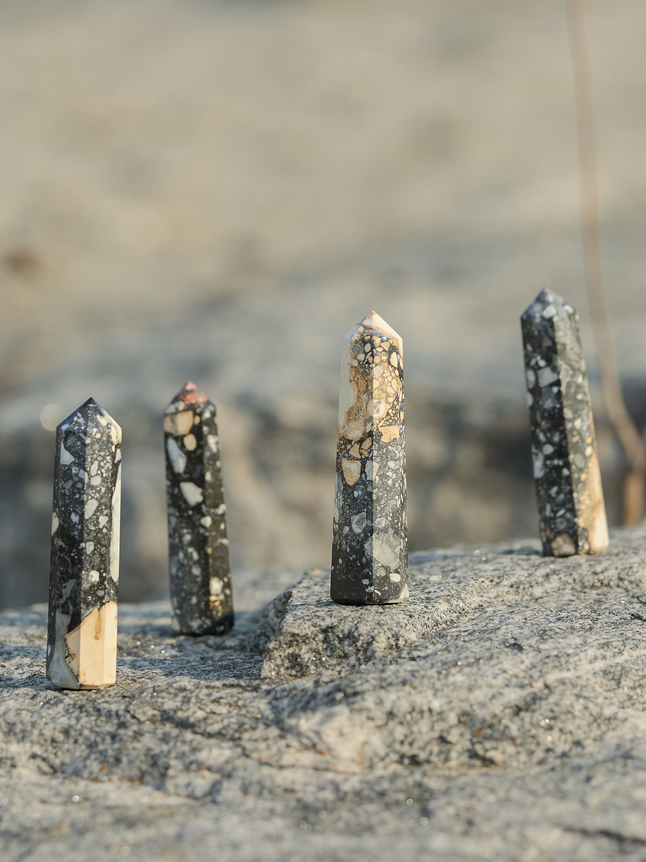 Gemstone Tower | Maligano Jasper Obelisk