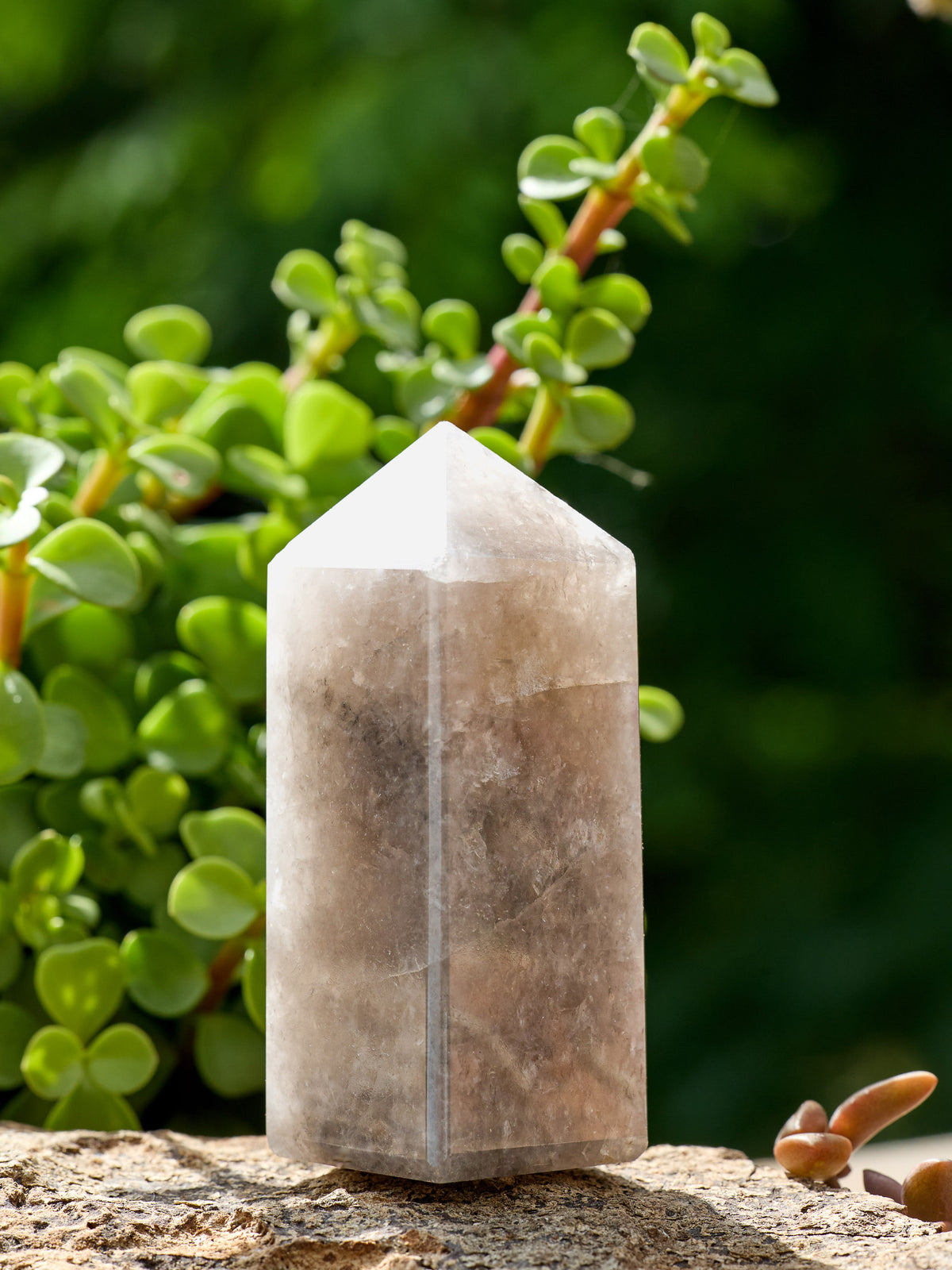 Semi-precious Stone - Smoky Quartz Tower