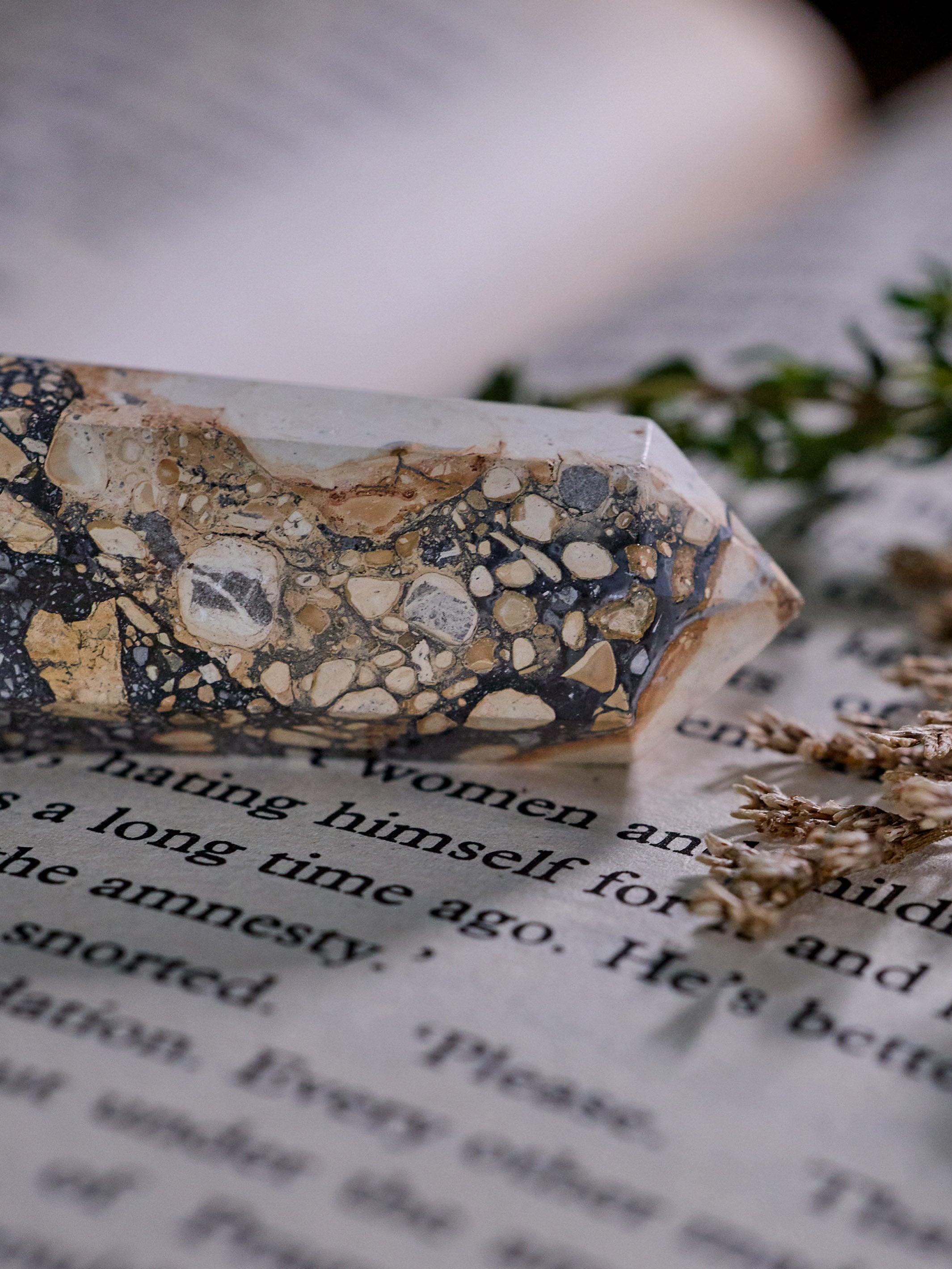 Semi-precious Gemstone - Maligano Jasper Tower
