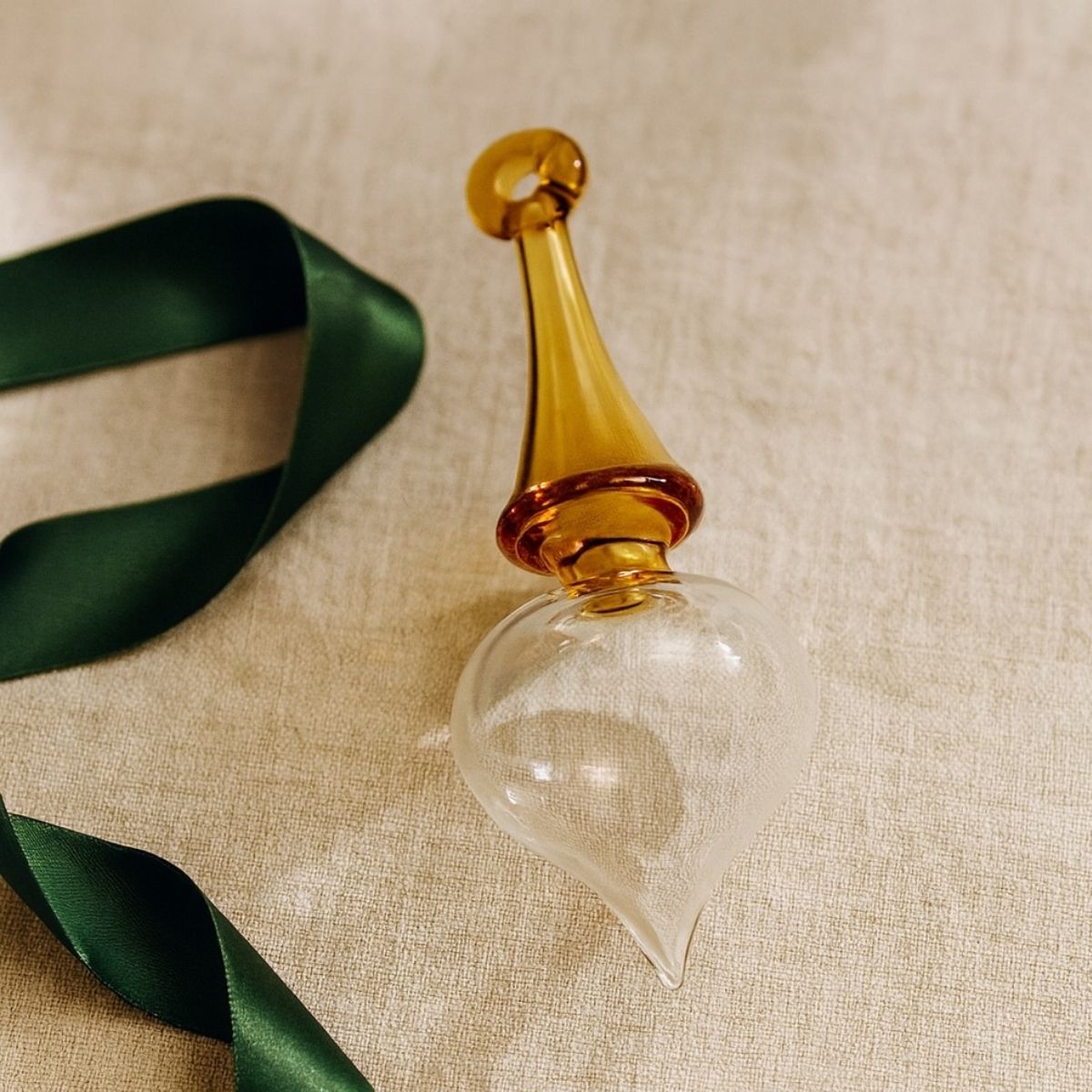 Handblown Glass Ornament - Splendour Jewel. Series 4 Inch