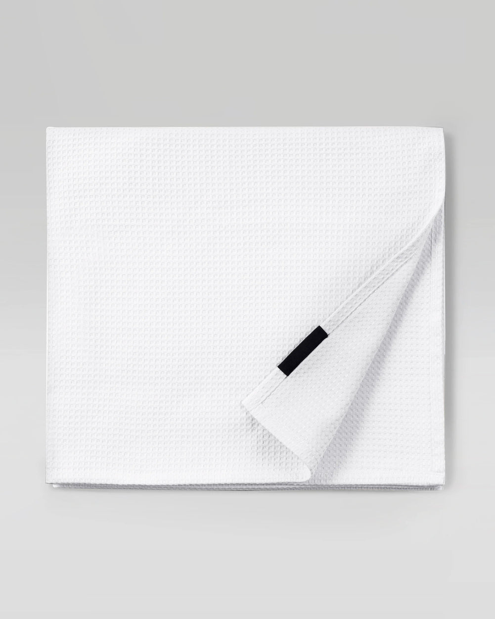 Sorrento Waffle Bianco white - Printed Beach Towel